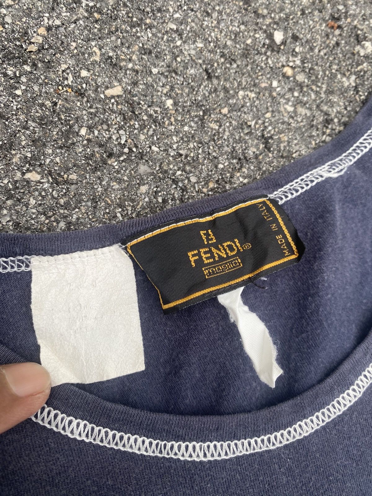 Fendi × Vintage vtg sunfaded Fendi shirt Size US M / EU 48-50 / 2 - 5 Thumbnail
