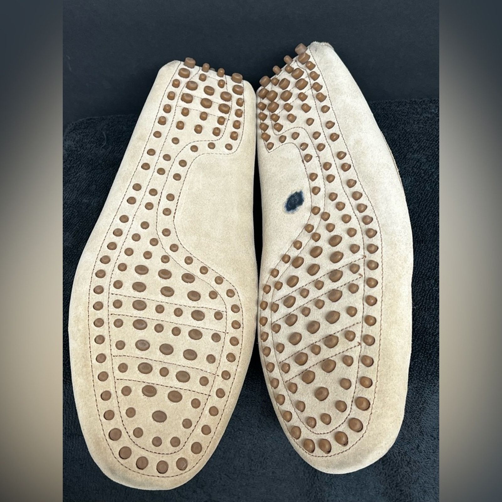 Oliver Cabell Oliver Cabell Sand Suede Driving Loafers Buttery Leather Size US 13 / EU 46 - 12 Thumbnail