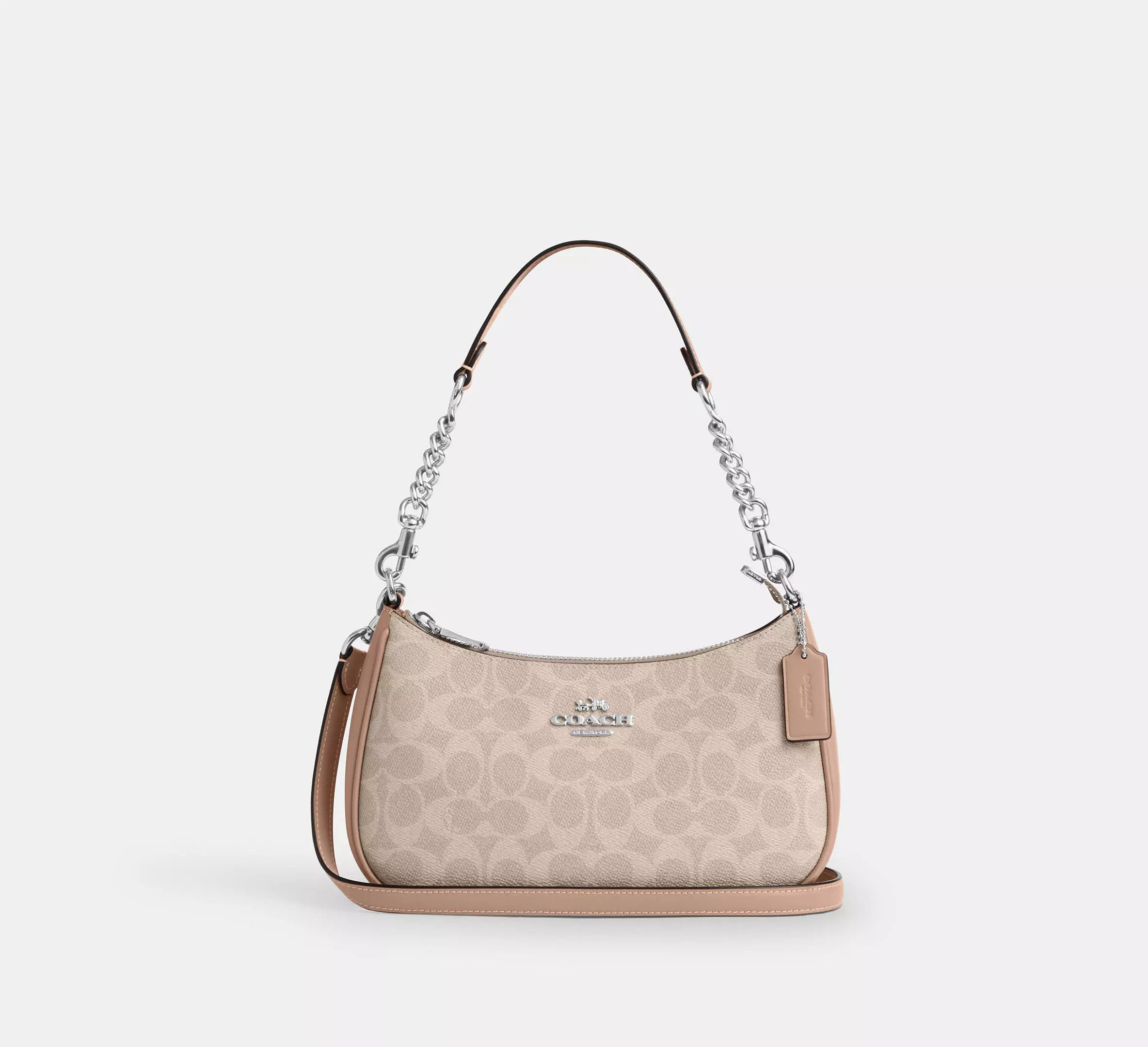 Coach Teri Shoulder Bag In Signature Canvas CV933 sand/taupe Size ONE SIZE - 1 Thumbnail