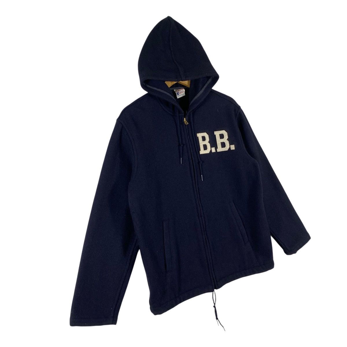 Champion × Vintage Vintage 50s Champion Reproduction Label Wool Hoodie Size US M / EU 48-50 / 2 - 2 Thumbnail