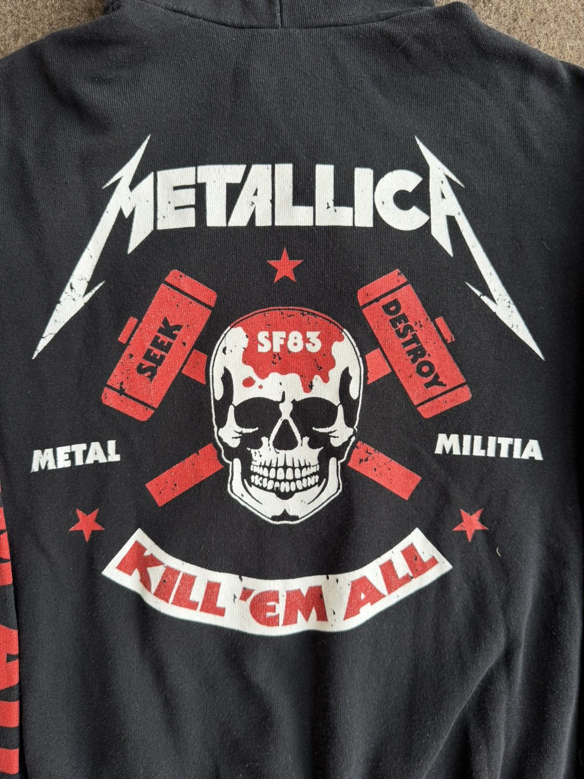 Fruit Of The Loom Metallica Kill ‘Em All Hoodie Size US S / EU 44-46 / 1 - 5 Thumbnail