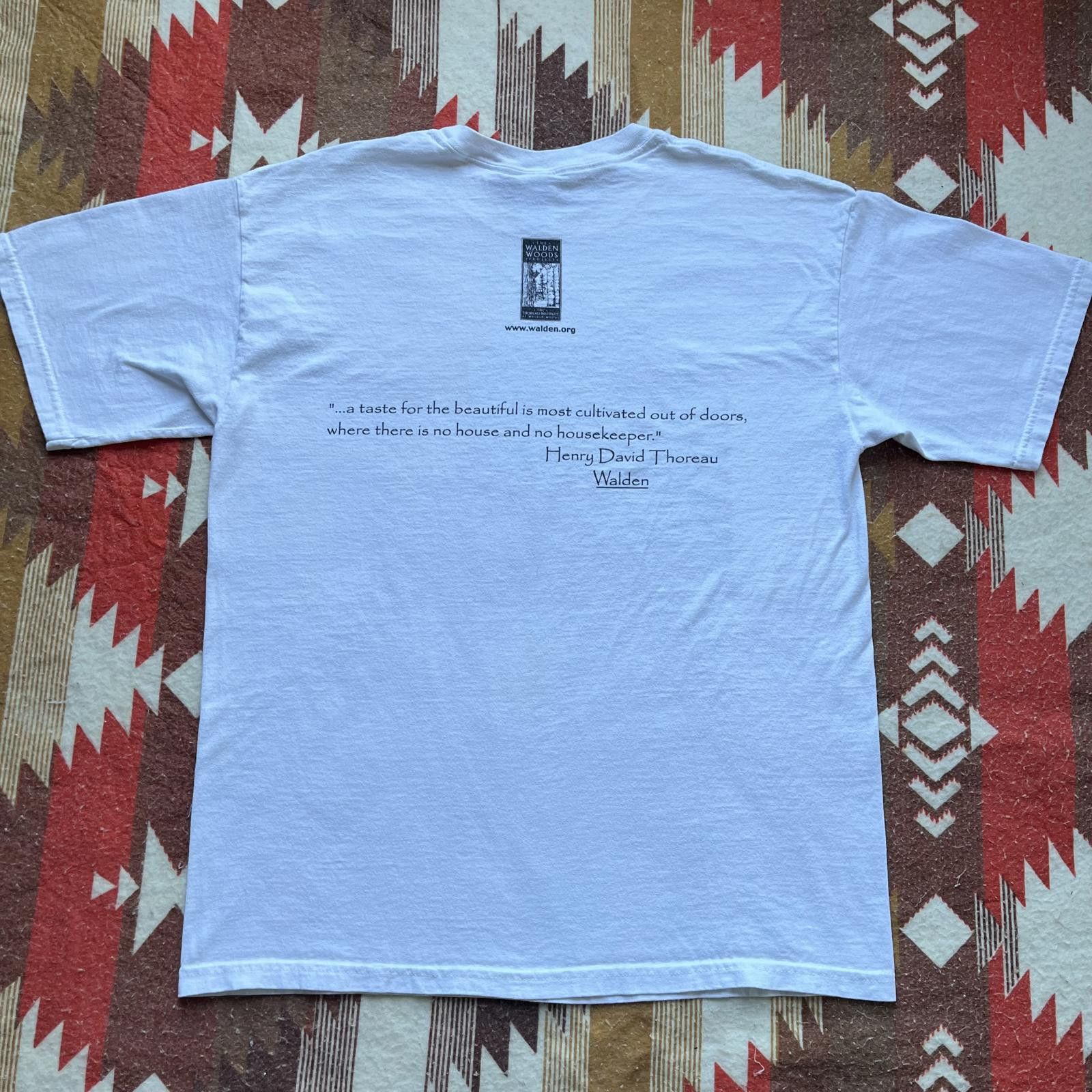 Gildan × Vintage Vintage Y2K Walden Woods Project Nature Conservation Shirt Size US L / EU 52-54 / 3 - 5 Thumbnail