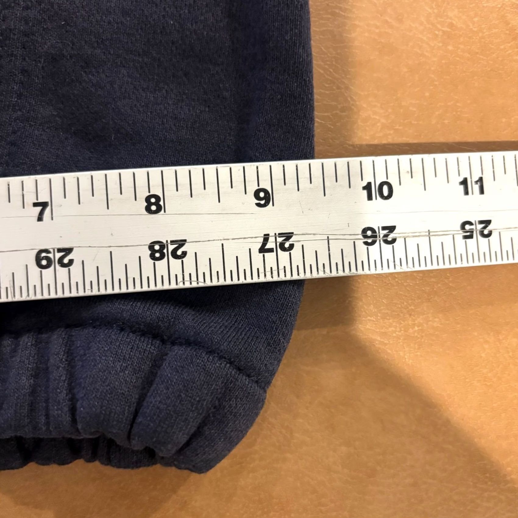 Vintage Mecca USA Mens Vintage Baggy Sweatpants Navy Blue Embroidered Logo Size Medium Size US 31 - 7 Thumbnail