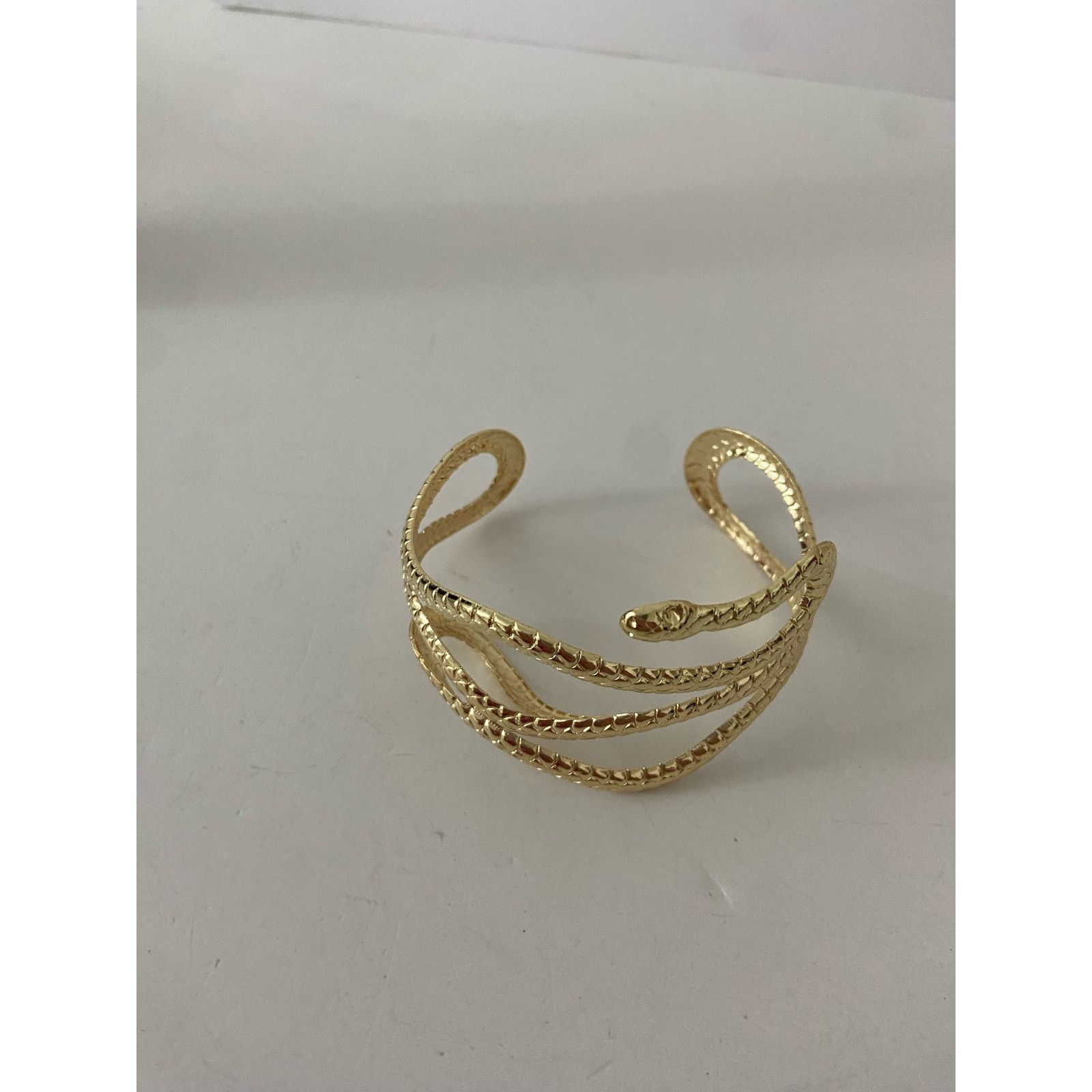 Other Snake cuff bracelet gold tone Size ONE SIZE - 3 Thumbnail