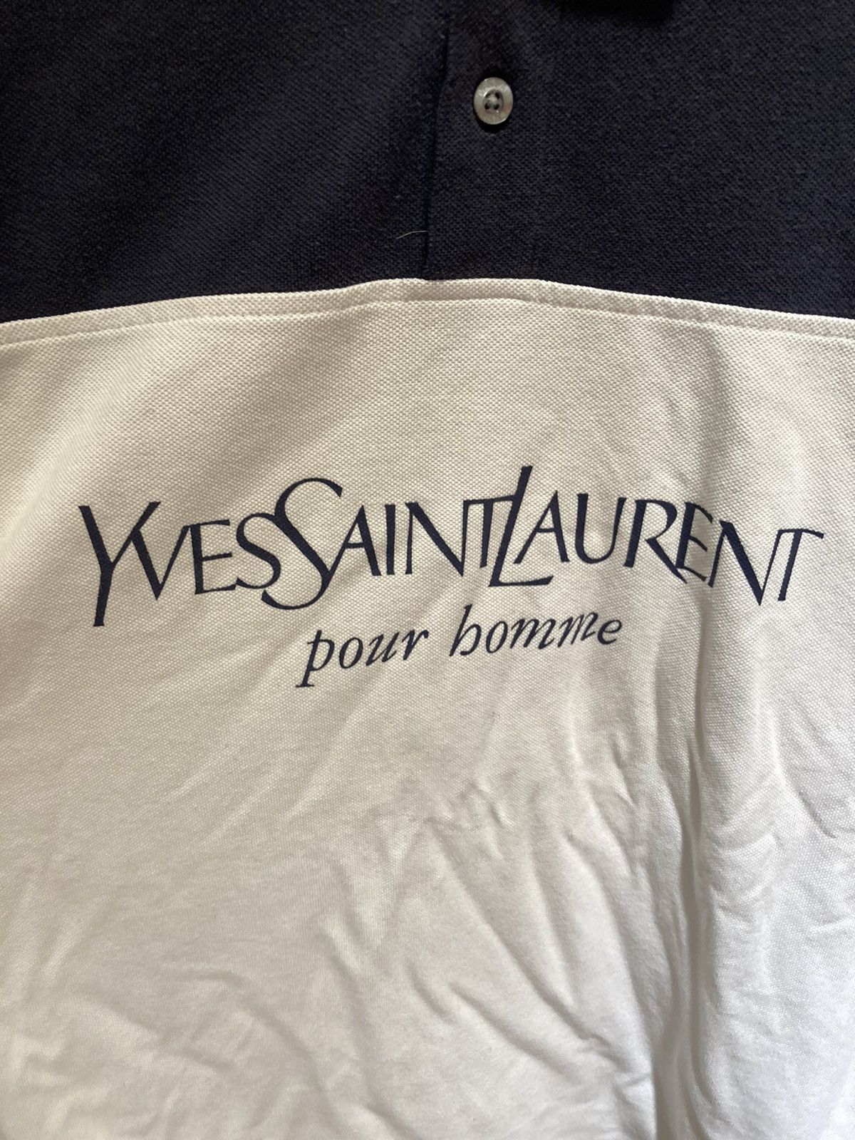 Yves Saint Laurent YSL Pour Homme Polo Size US XXL / EU 58 / 5 - 3 Thumbnail