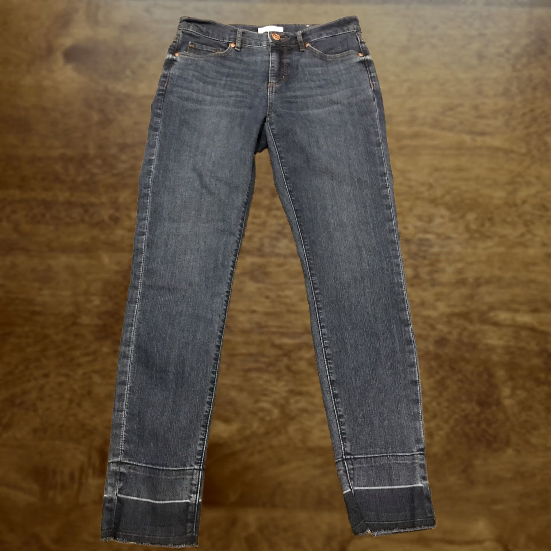 Loft LOFT Jeans Skinny Womens Size 4 Cotton Blend Stretch Jeans Blue 29 in 27 in Modern Slim Size 29" - 1 Thumbnail
