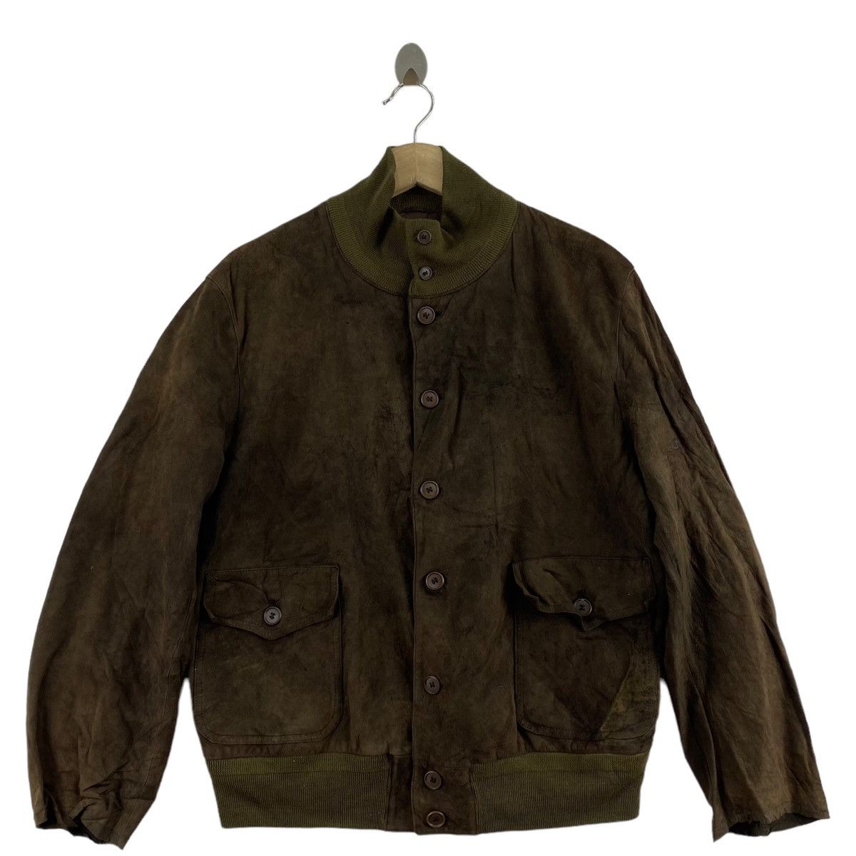 Other ROLAND Via CONDOTTI Italian Brand Button Up Brown Suede Coat Size US M / EU 48-50 / 2 - 1 Thumbnail