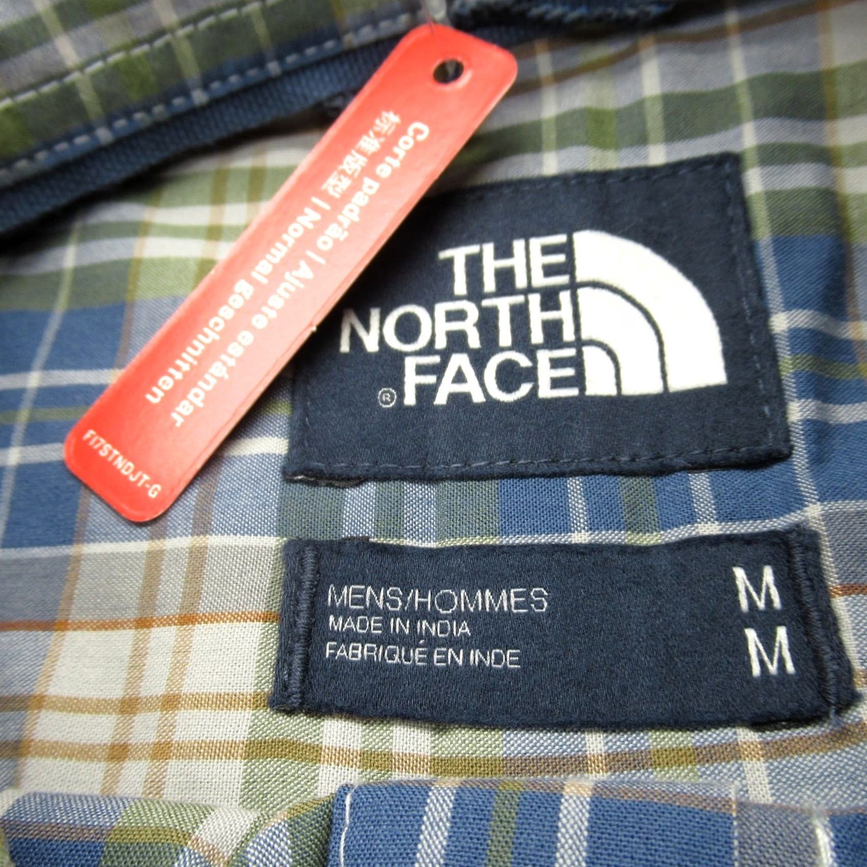 The North Face The North Face Shirt Mens Medium Blue Plaid Short Sleeve Button-Up Pocket Cotton Polyester New Size US M / EU 48-50 / 2 - 5 Thumbnail