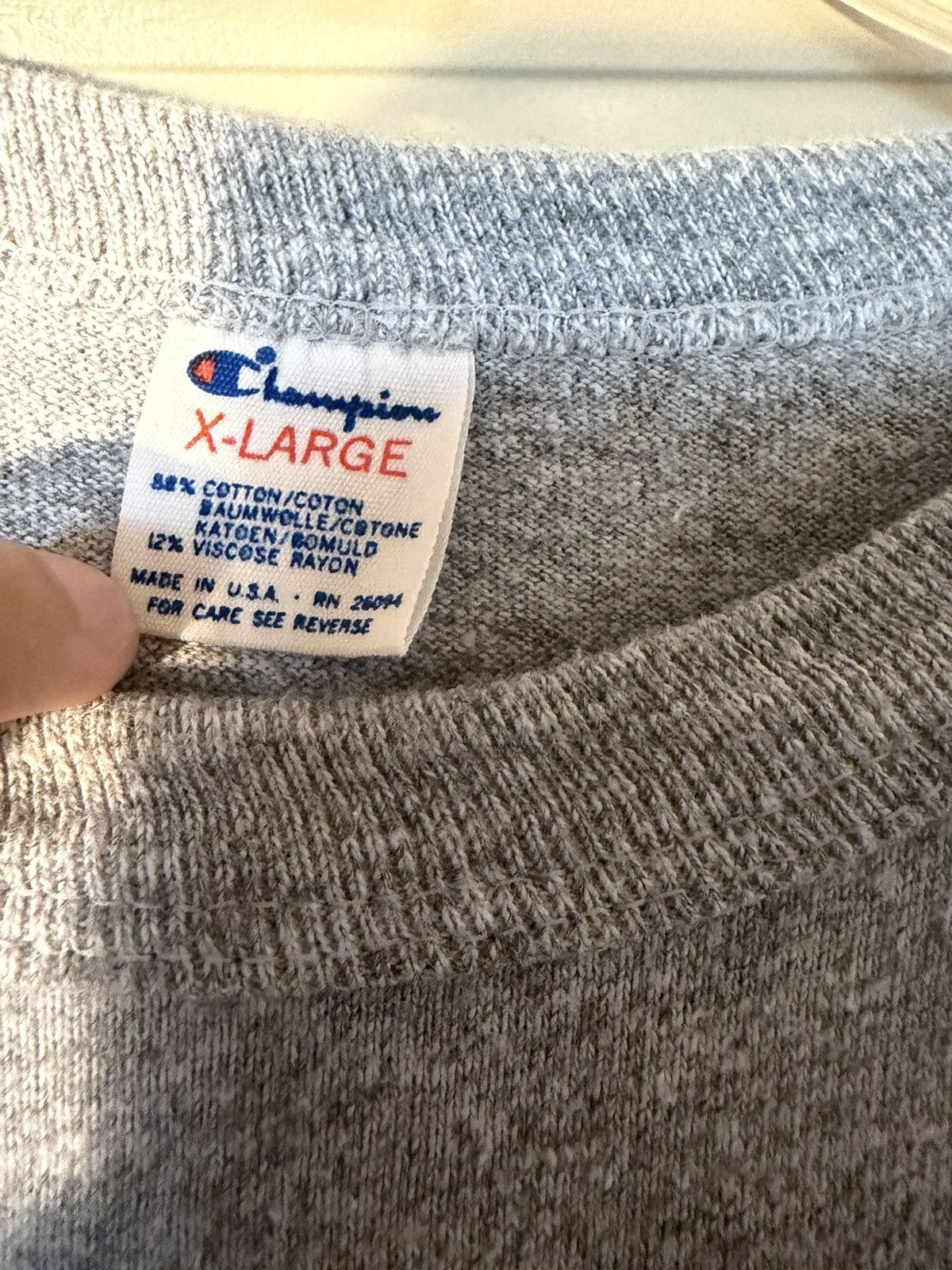 Vintage Vintage Champion Florida State University Tee Shirt 80s Rare Size US XL / EU 56 / 4 - 3 Thumbnail