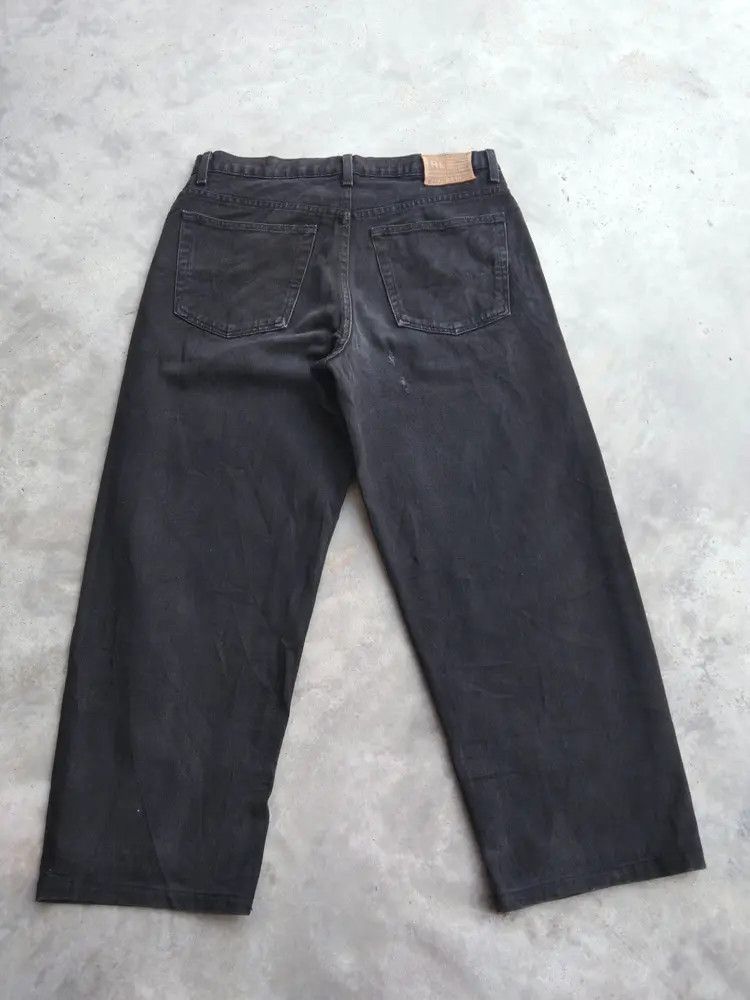 Polo Ralph Lauren Vintage Polo Ralph Lauren Black Loose Baggy Jeans Size US 34 / EU 50 - 2 Thumbnail
