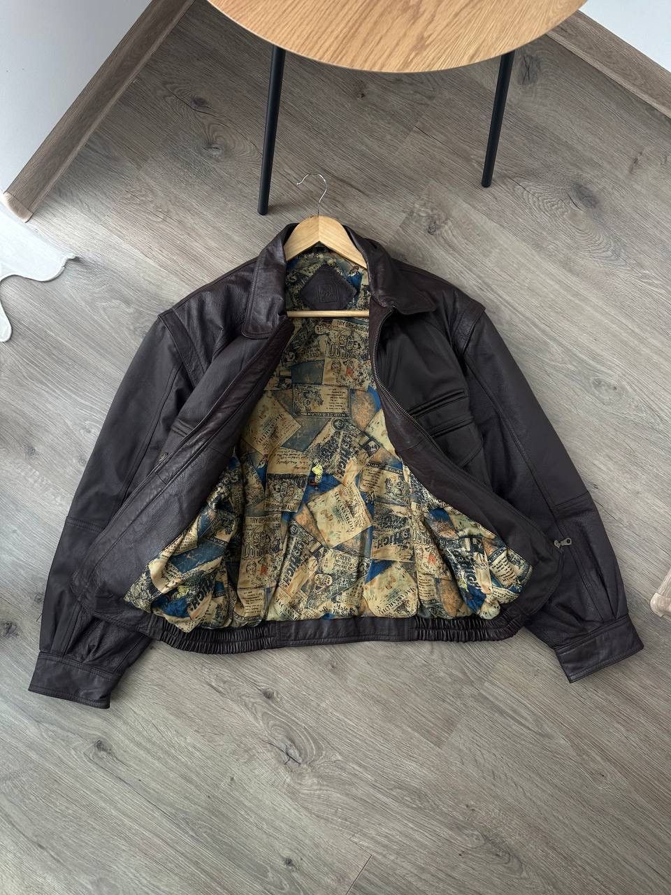 Genuine Leather × Japanese Brand × Vintage Vintage Japanese Genuine Leather Transformer Pocket Jacket Size US L / EU 52-54 / 3 - 10 Thumbnail