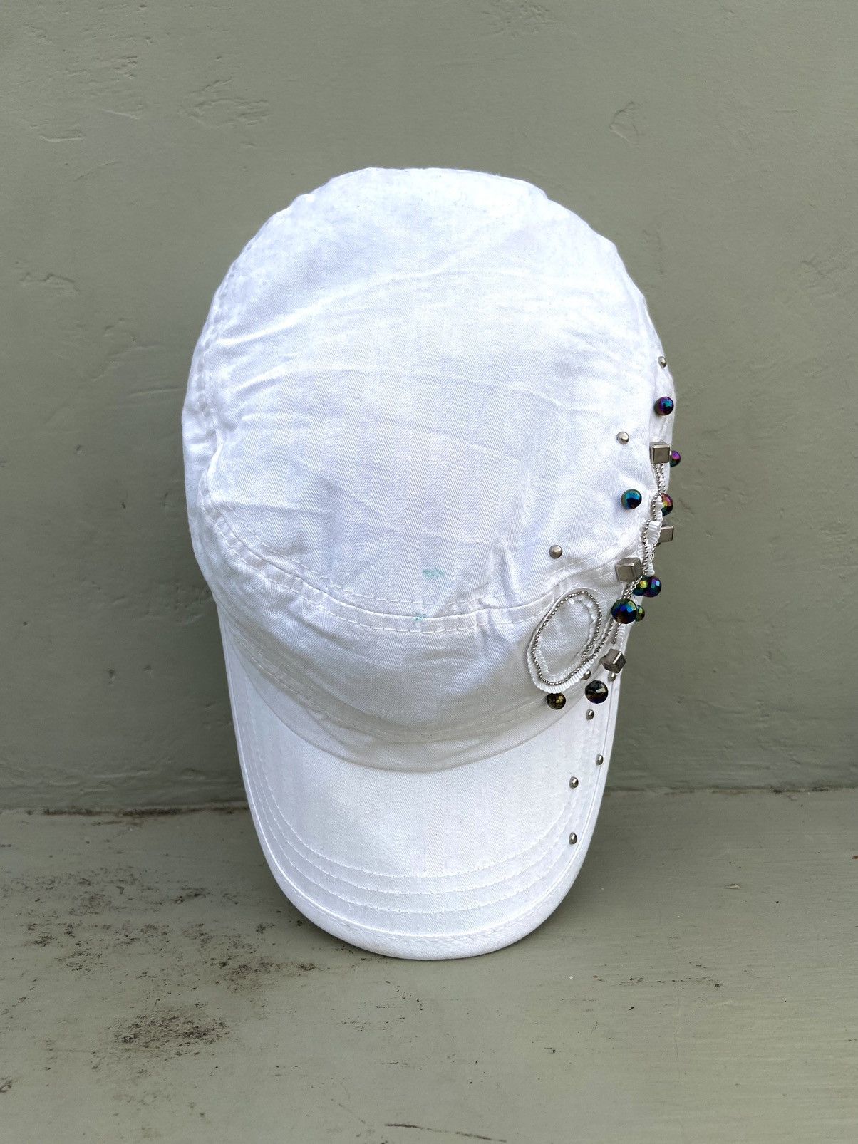 Le Grande Bleu (L.G.B.) 2000s button studded patrol hat Size ONE SIZE - 7 Thumbnail