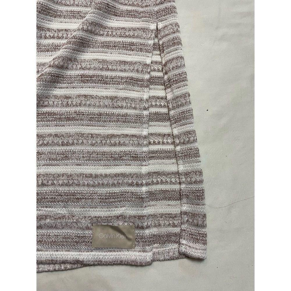 Calvin Klein Calvin Klein Knit Stripes Mélange Vest Duster One Size Size ONE SIZE - 9 Thumbnail