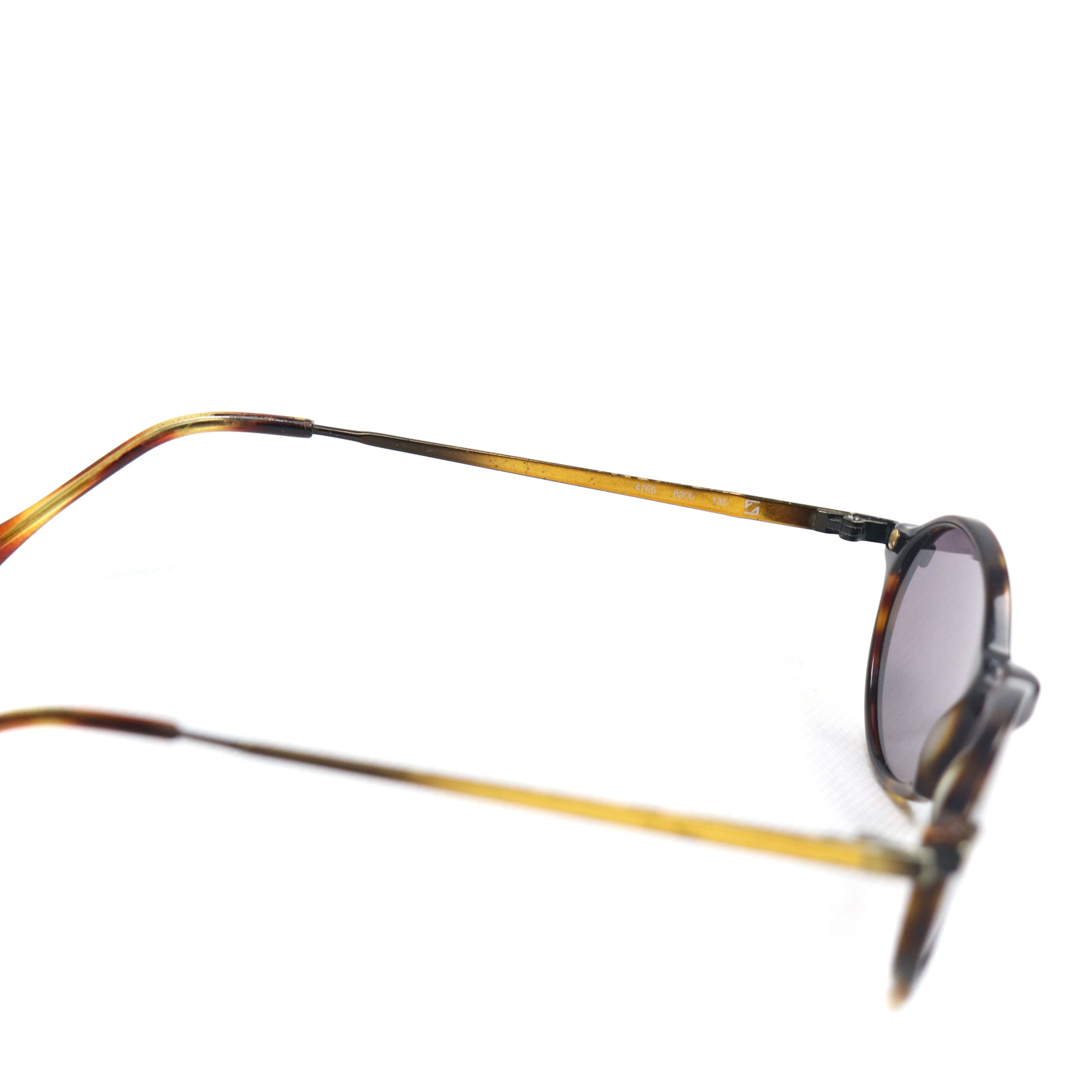 Vintage Zeiss round burned steel slim sunglasses Size ONE SIZE - 4 Thumbnail