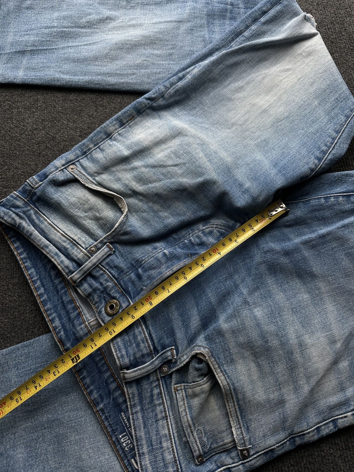 G-Star 🚨 PUNK G STAR RAW 3301 BLUE MEN DENIM JEANS Size US 32 / EU 48 - 21 Thumbnail