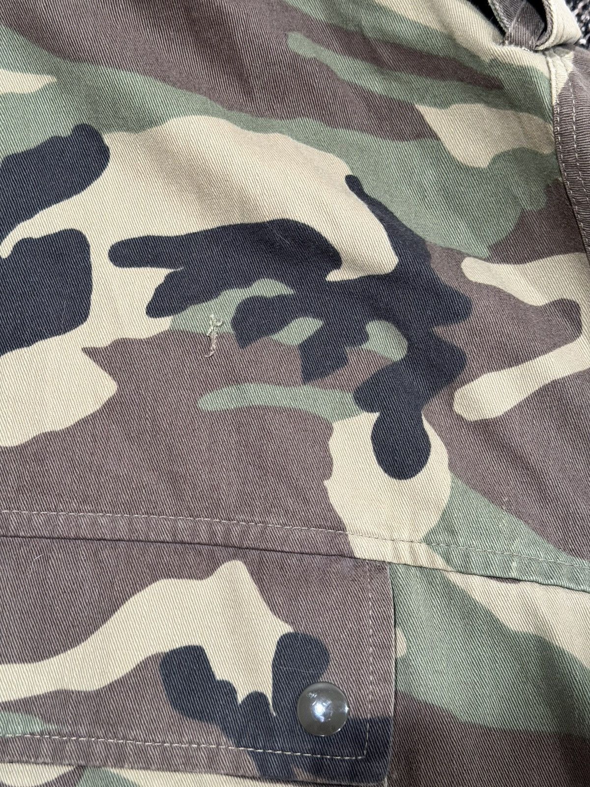 Saint Laurent Paris Saint Laurent x Hedi SS16 Rocket Logo Camo Parka Jacket Size US L / EU 52-54 / 3 - 8 Thumbnail