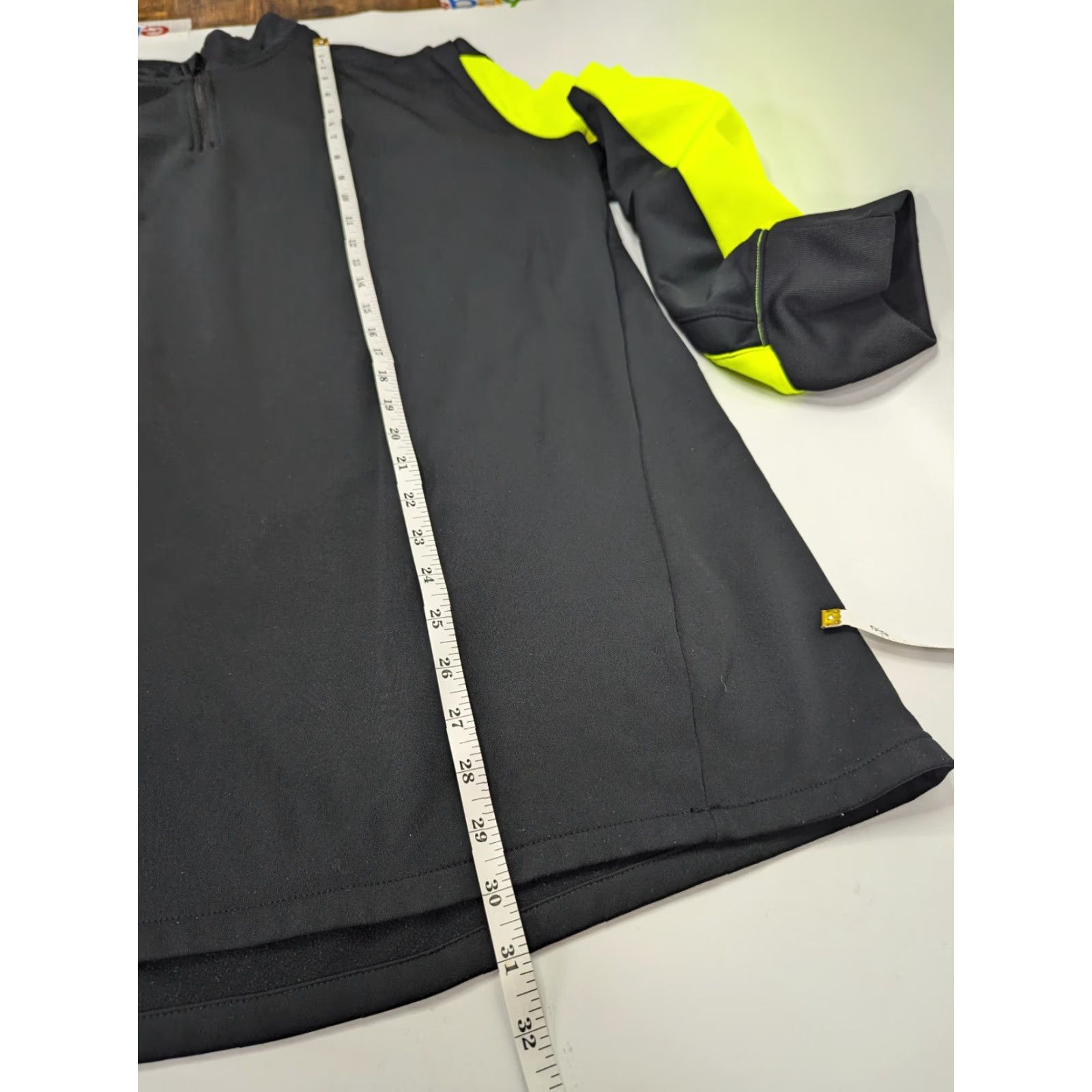 Nike Nike Dri-FIT Sweatshirt 1/4 Zip Up Men 2XL Colorblock Black Neon Yellow Shirt/Top Activewear Squ ad Midlayer Size US XXL / EU 58 / 5 - 5 Thumbnail