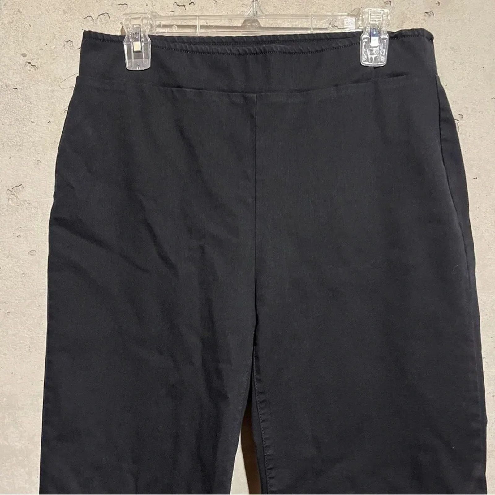 Loft NWT Loft black jeans straight Wide leg Size 10 Raw Hem Size 32" / US 10 / IT 46 - 9 Thumbnail