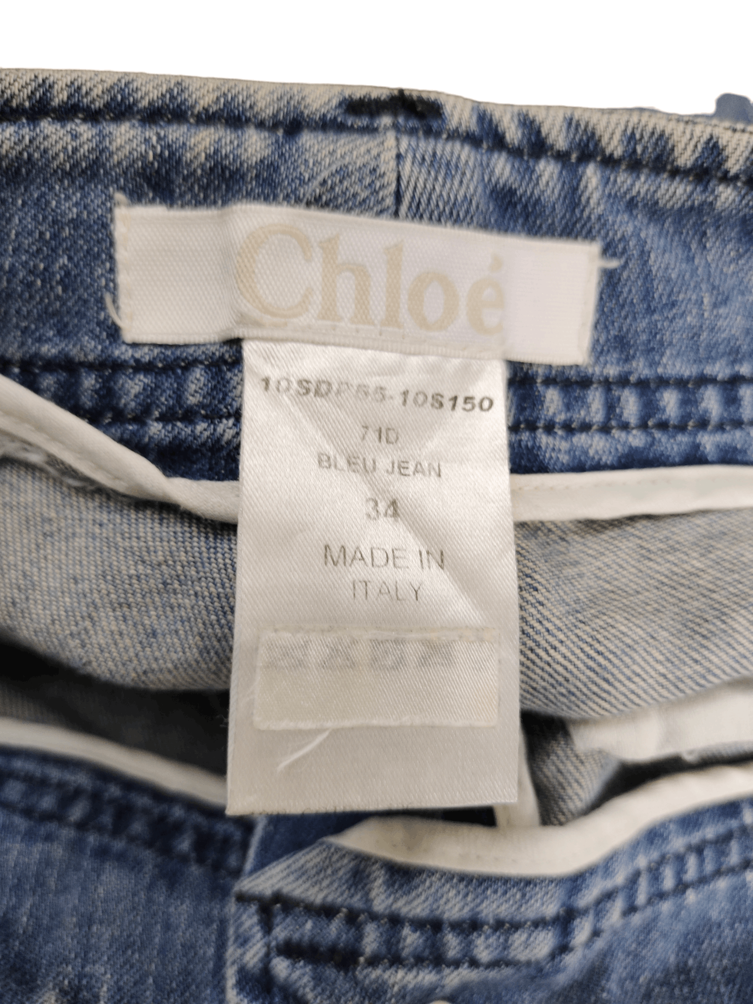 Chloe Flare Jeans Vintage 90s Chloe Release Hem Boot Cut Size 27" / US 4 / IT 40 - 22 Thumbnail