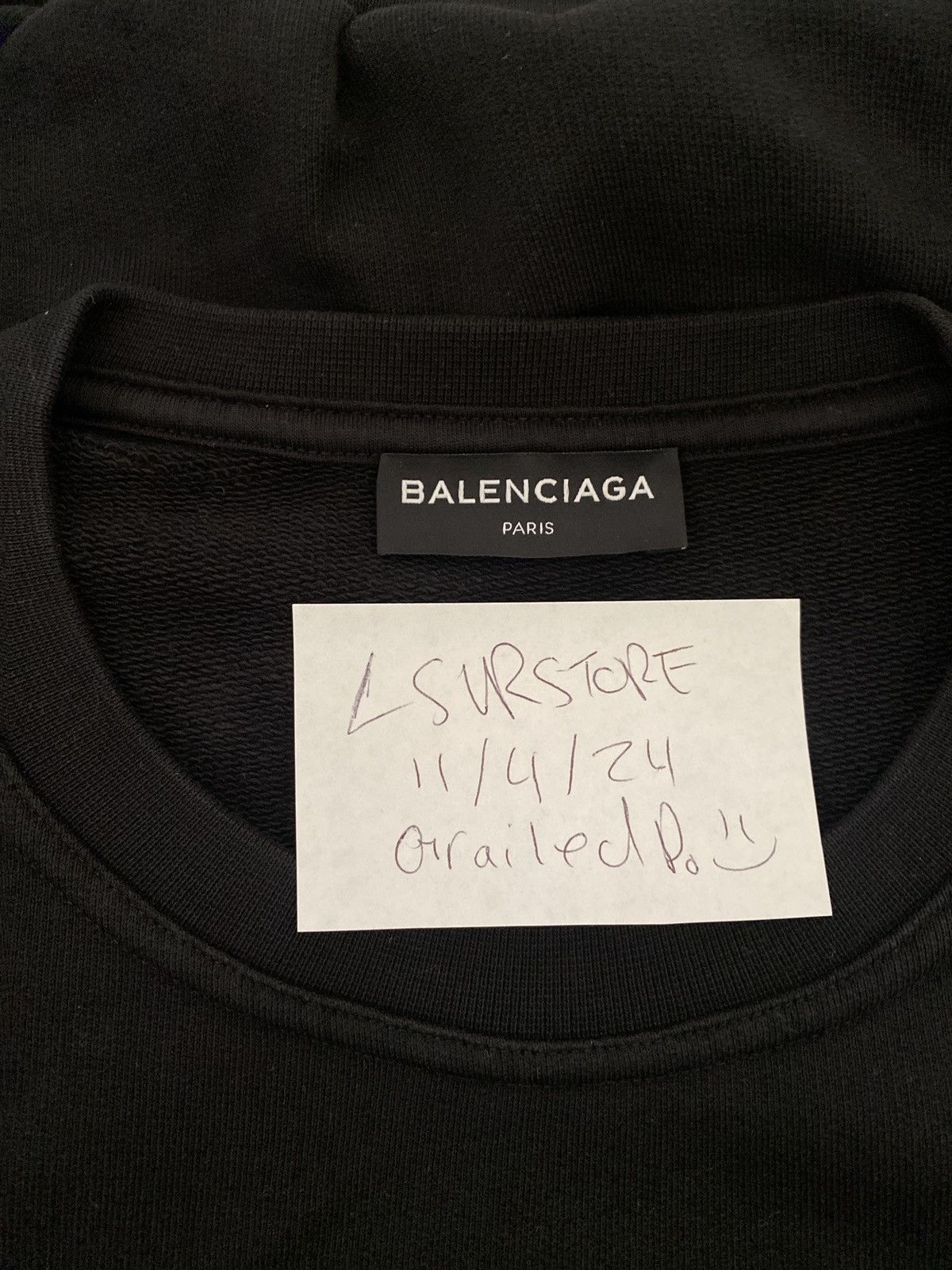 Balenciaga Balenciaga FW17 Homme Crewneck Sweatshirt OG Medium Size US M / EU 48-50 / 2 - 4 Thumbnail