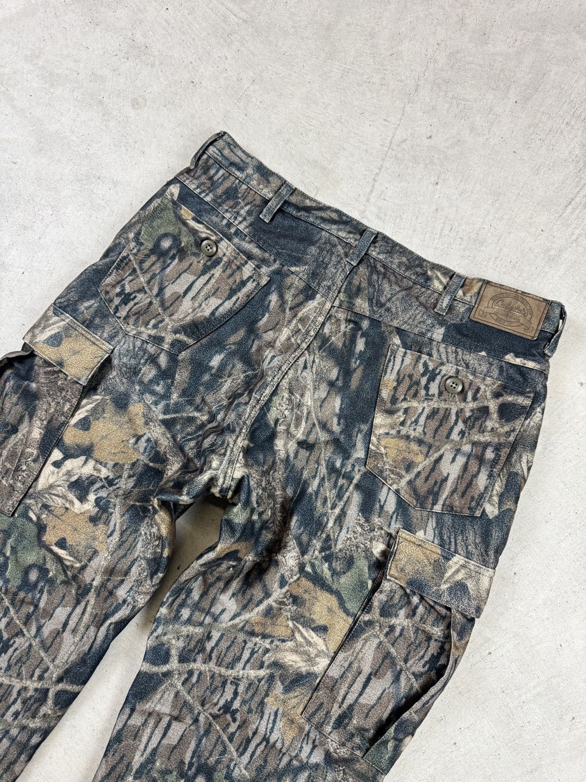 Realtree × Vintage Fleece Camo Cargo Pants Size US 38 / EU 54 - 6 Thumbnail