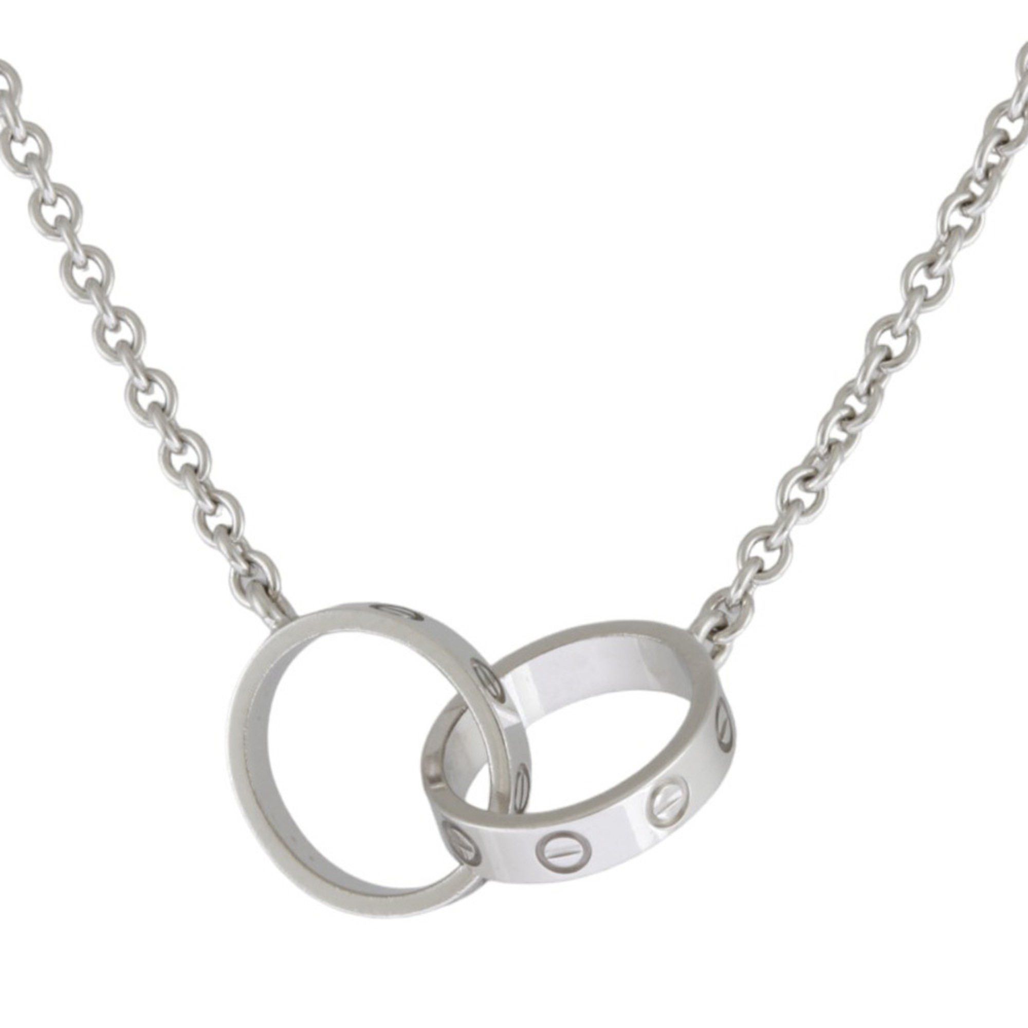 image of Cartier Baby Love Necklace 18K Unisex Cartier in Silver, Women's