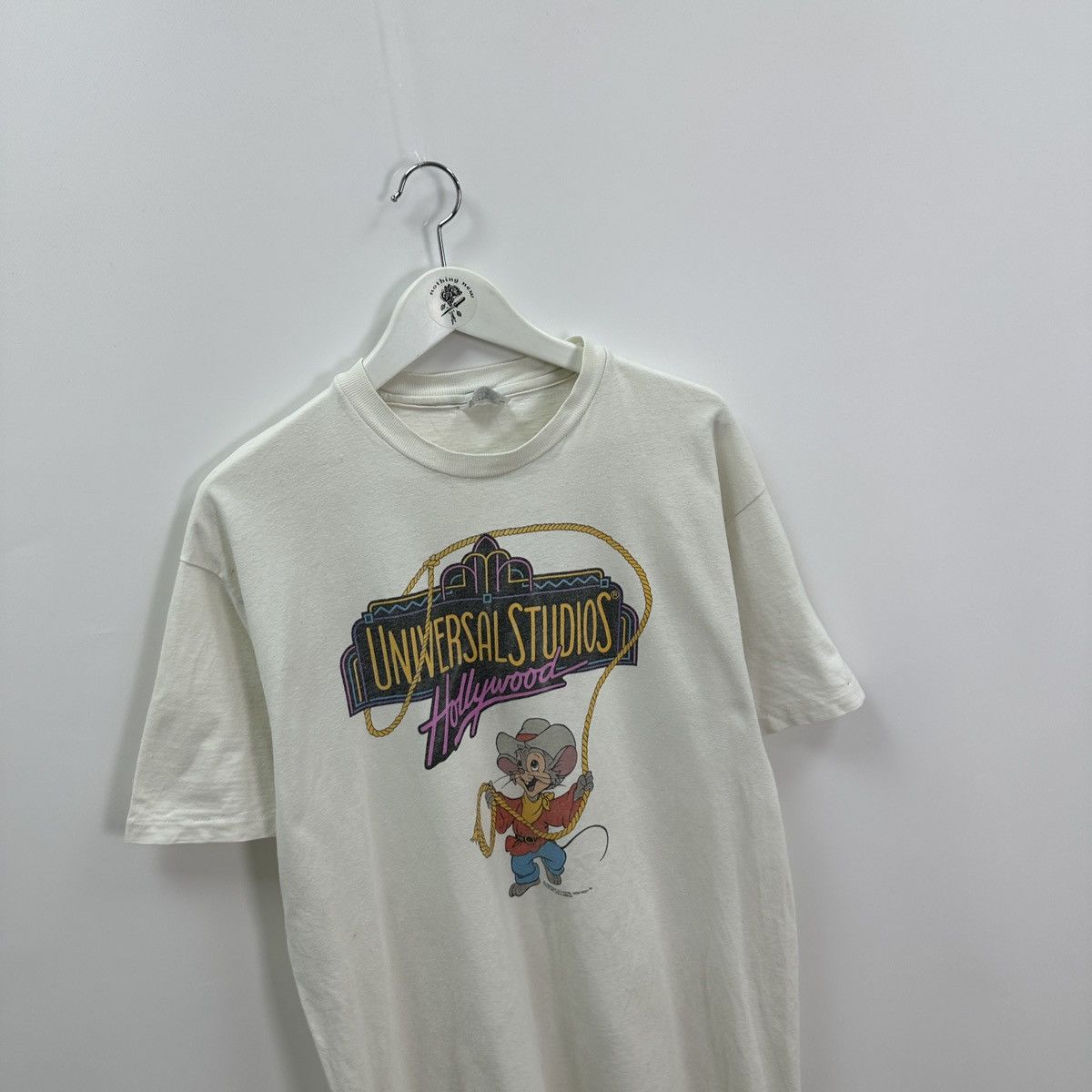 Vintage Vintage 90s Universal Studios Hollywood American Tail rare Size US L / EU 52-54 / 3 - 3 Thumbnail