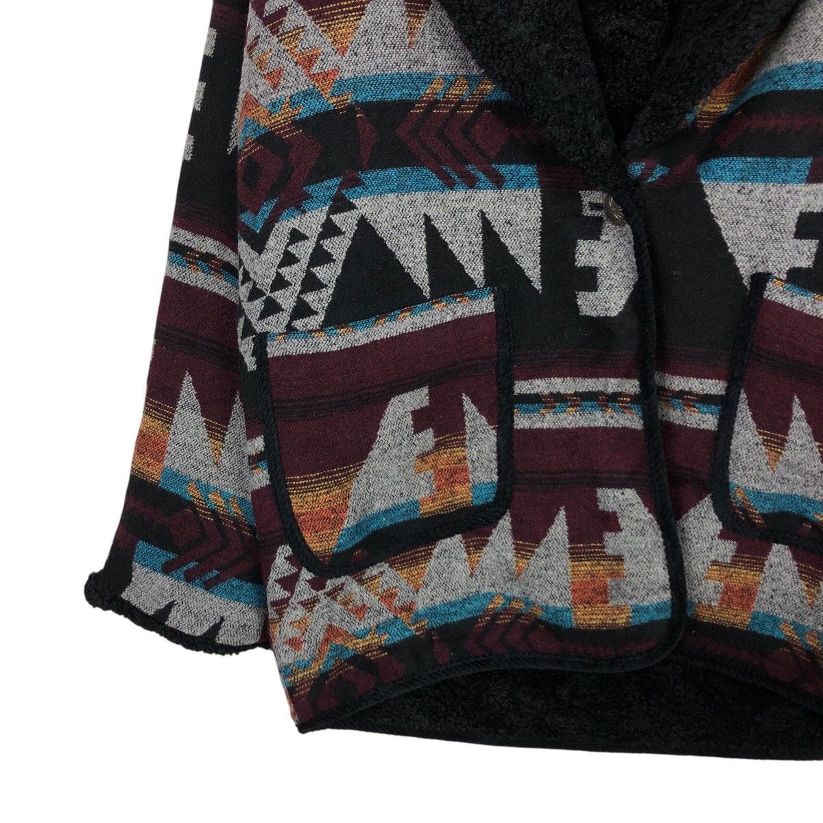 Japanese Brand 📌Vintage Wool Jacket Button Titicaca Navajo Native Design Size US M / EU 48-50 / 2 - 5 Thumbnail