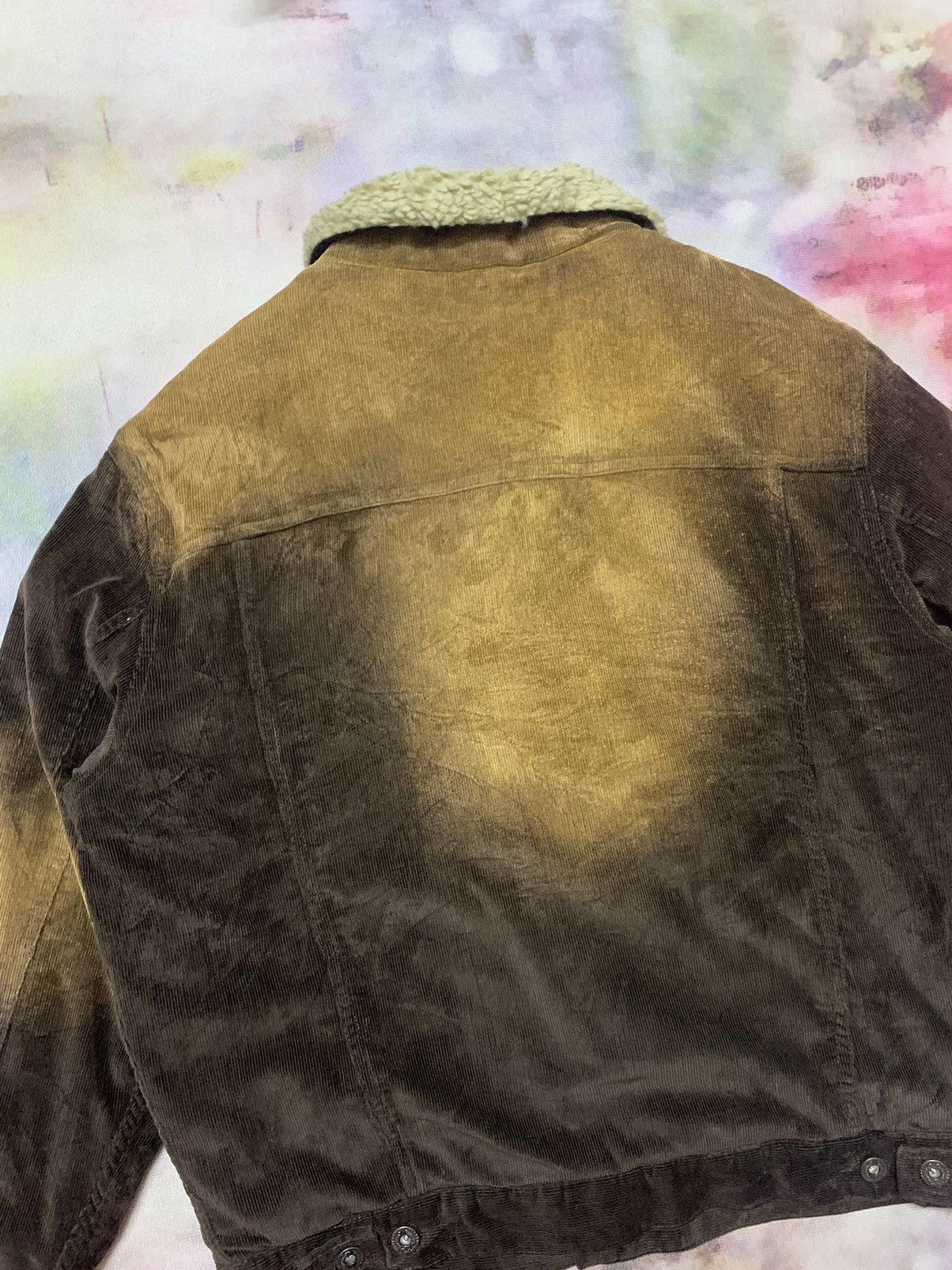 Devilock DEVILOCK Trucker Corduroy Sherpa Sunny Faded Jacket Size US M / EU 48-50 / 2 - 8 Thumbnail