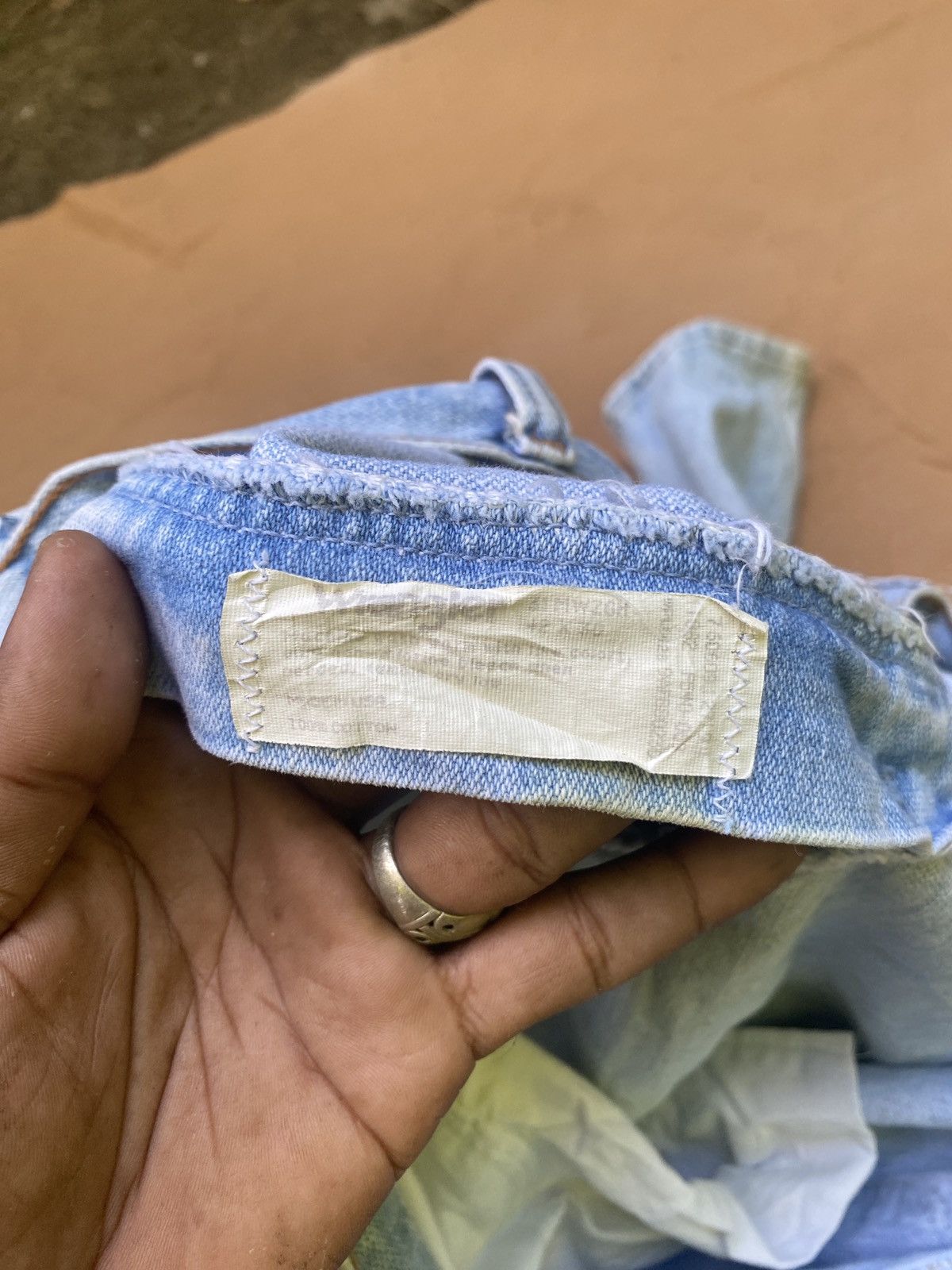 If Six Was Nine × Le Grande Bleu (L.G.B.) × Wrangler Vintage Wrangler straight cut denim Size US 42 / EU 58 - 7 Thumbnail