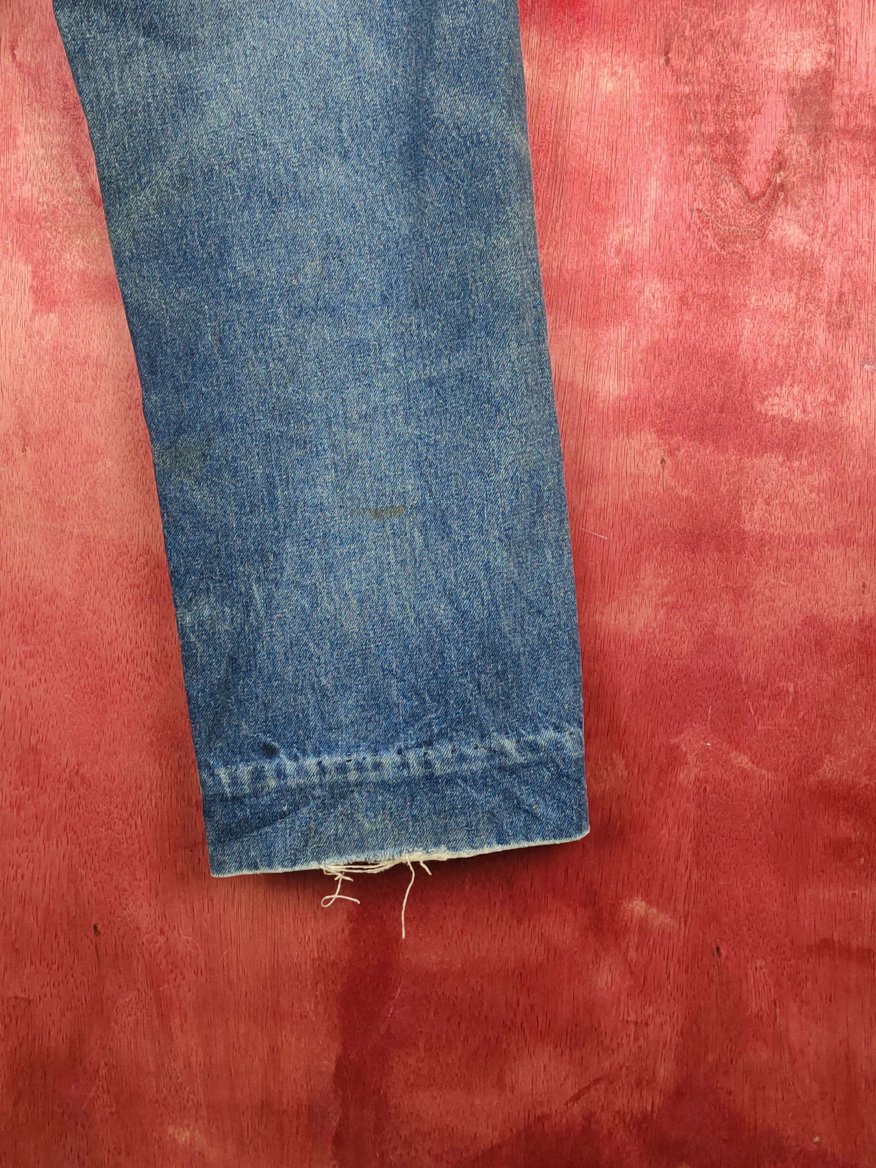 Japanese Brand UCW Dark Blue Faded Distressed Ripped Jeans #S1775 Size US 30 / EU 46 - 13 Thumbnail