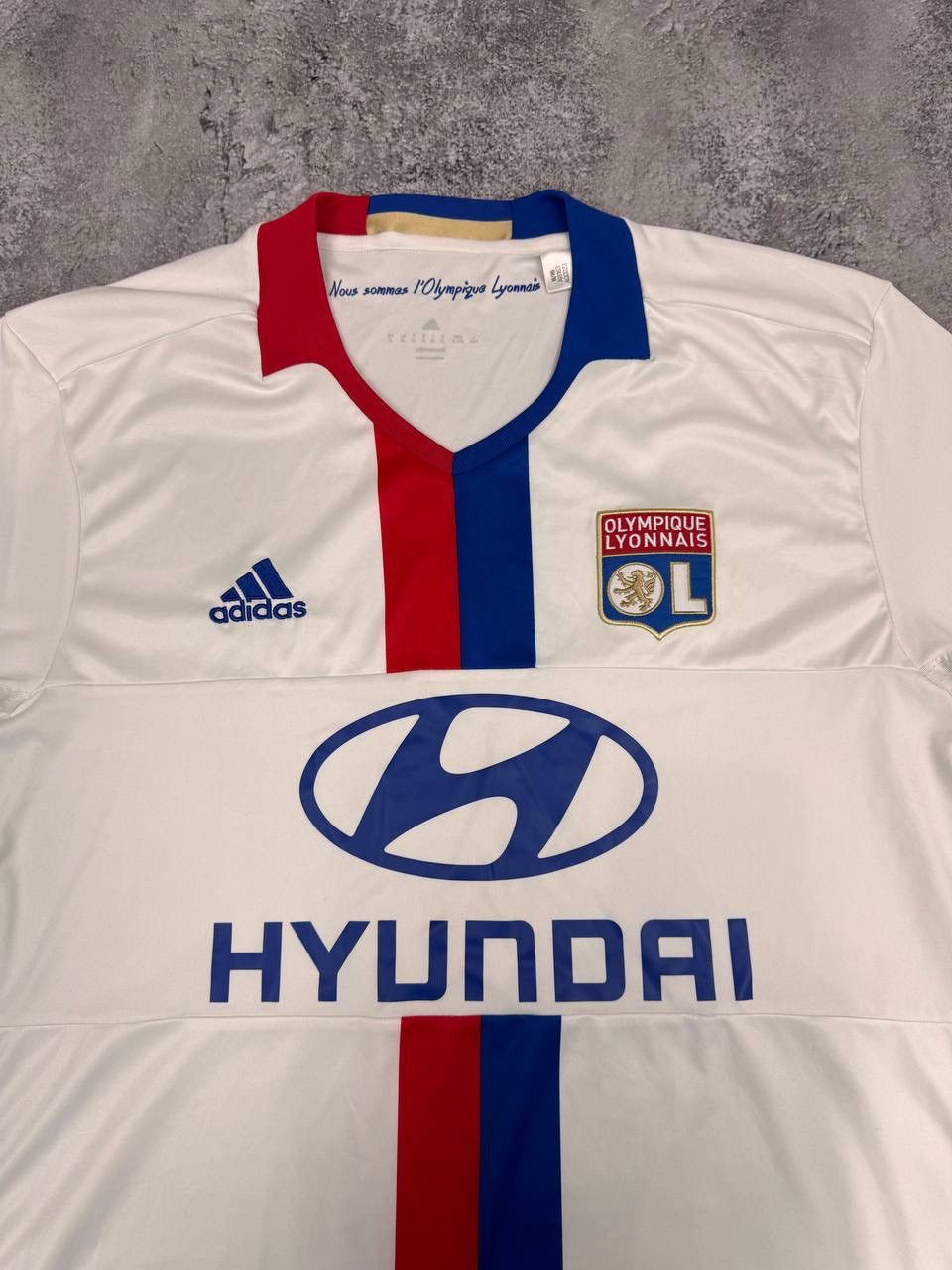 Adidas Adidas Olympique Lyonnais Home Jersey 2016-2017 Climacool Size US L / EU 52-54 / 3 - 2 Thumbnail