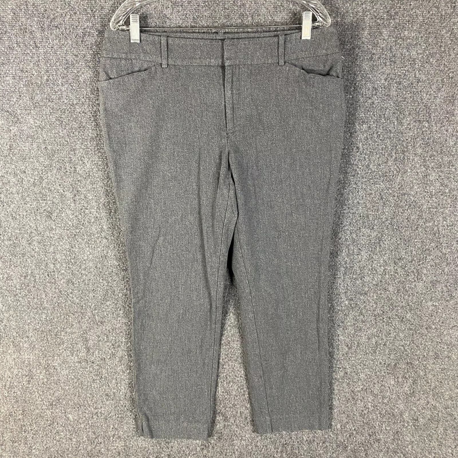 Other A New Day Pants Women's Size 12 Stretch Gray Cotton Trousers Size 34" / US 12 / IT 48 - 1 Thumbnail