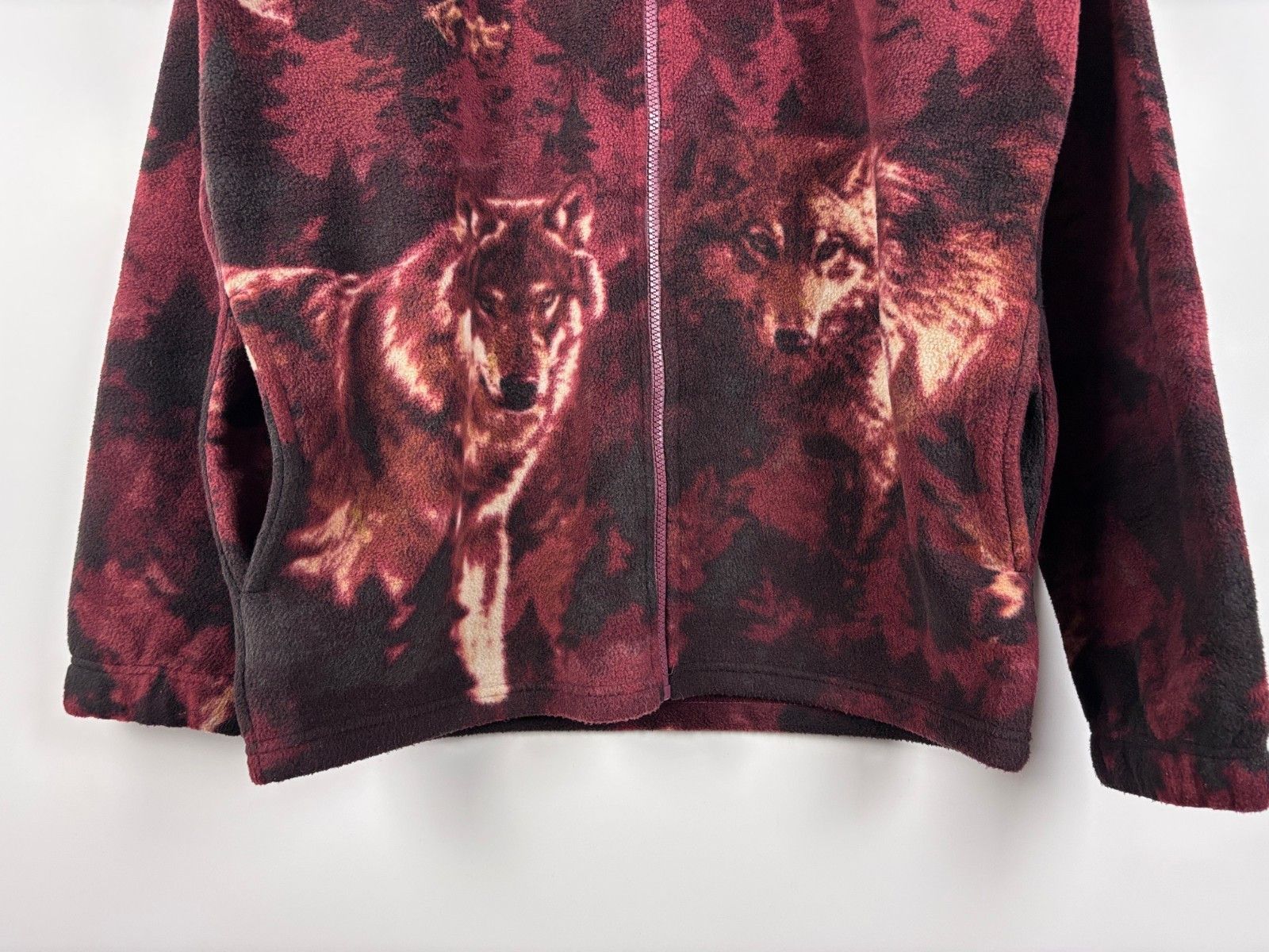 Other Atlas for Men Nature Eagle Wolf Fleece Pullover Jacket S-M Size US M / EU 48-50 / 2 - 4 Thumbnail