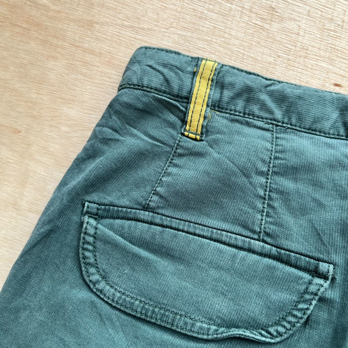 Issey Miyake FRAPBOIS VINTAGE GREEN CHINOS CASUAL STRETCH LONG PANTS Size US 31 - 5 Thumbnail