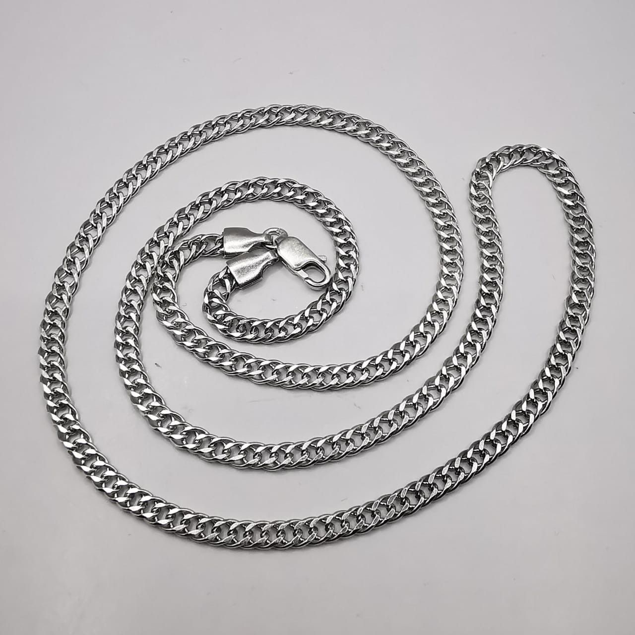 Sterling Silver Vintage Chain Necklece,925 Sterling Silver,Signed , 13,22g Size ONE SIZE - 1 Thumbnail