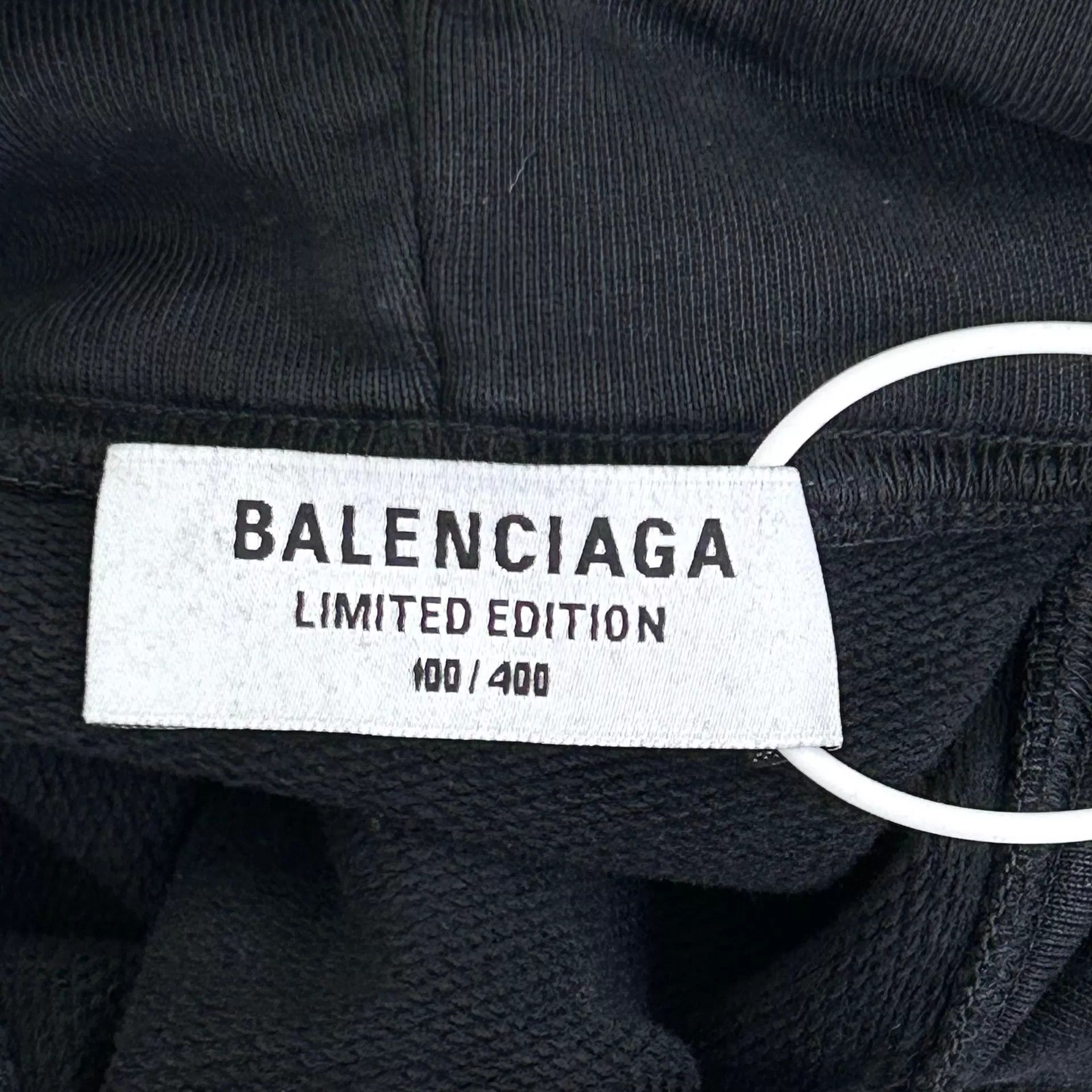 Balenciaga Balenciaga Aya Nakamura Washed Black Hoodie Size US S / EU 44-46 / 1 - 3 Thumbnail