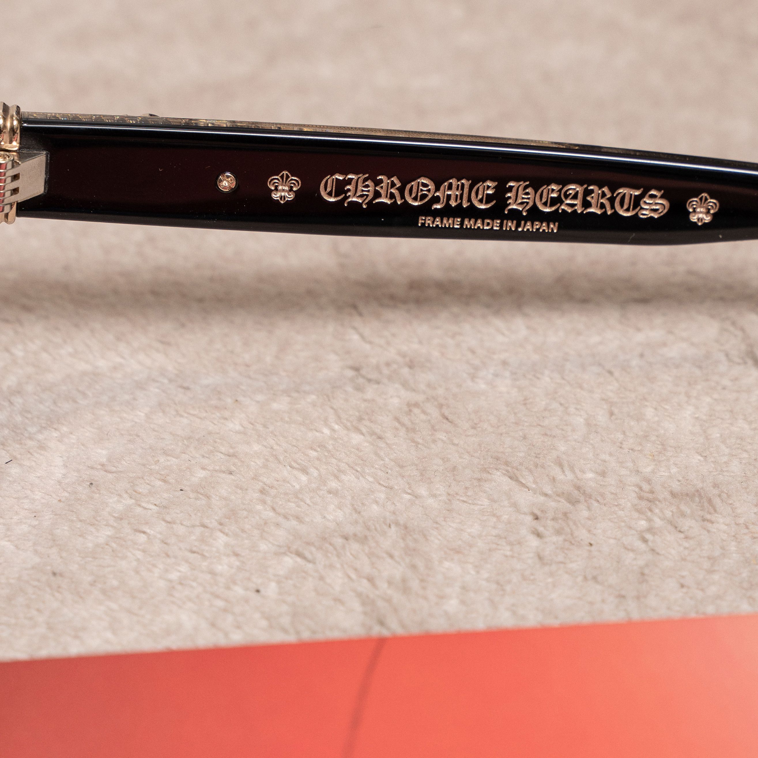 Chrome Hearts Chrome Hearts CUNTVOLUTED Black Glasses Size ONE SIZE - 4 Thumbnail