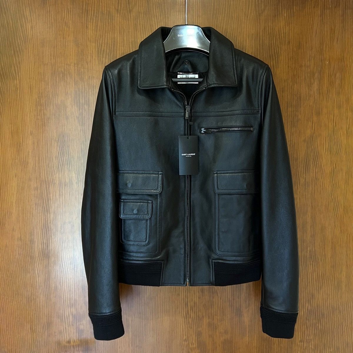 Saint Laurent Paris Saint Laurent Shearling Collar Jacket Size US M / EU 48-50 / 2 - 5 Thumbnail