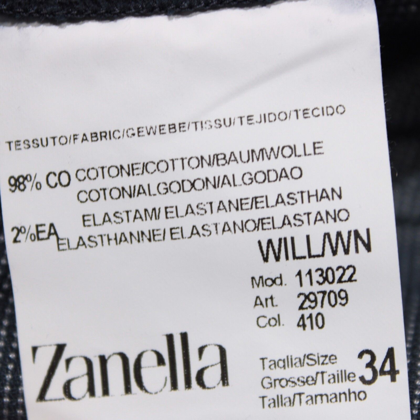 Zanella Zanella New with tags Chino Size 34 US In Blue Size US 34 / EU 50 - 7 Thumbnail