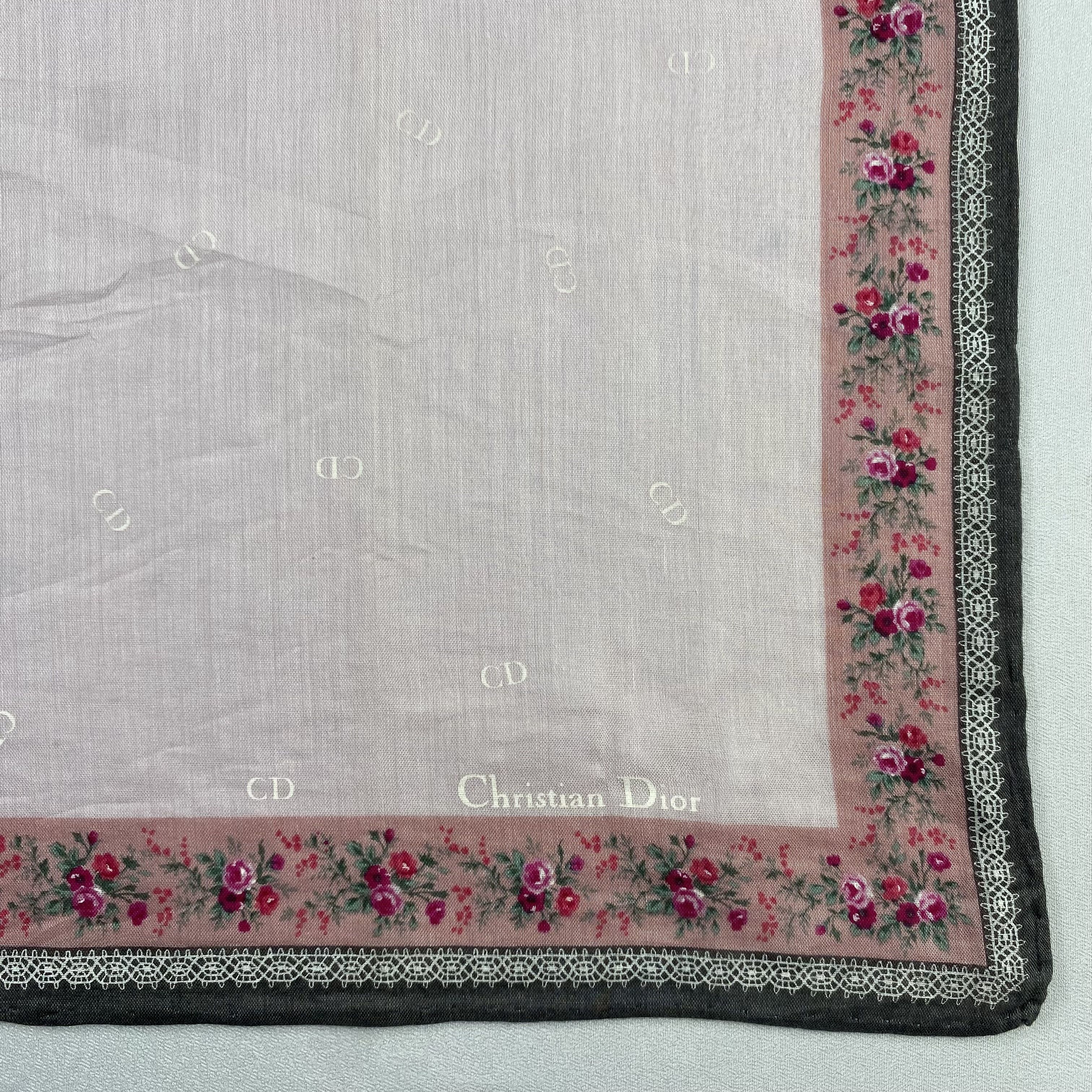 Vintage Christian Dior Monsieur Handkerchief / Neckerchief-P1774 Size ONE SIZE - 3 Thumbnail