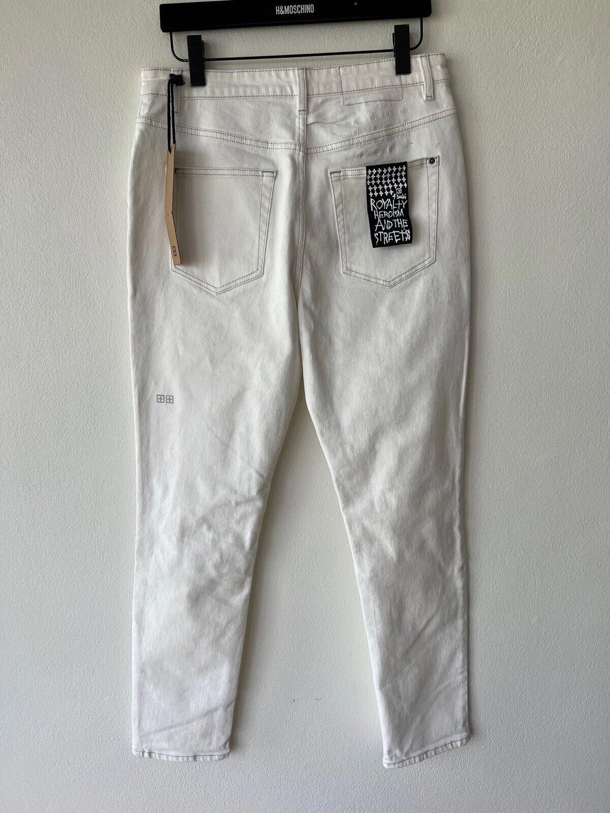 Ksubi new Ksubi mens denim jean slim small medium white ivory 32 Size US 32 / EU 48 - 5 Thumbnail