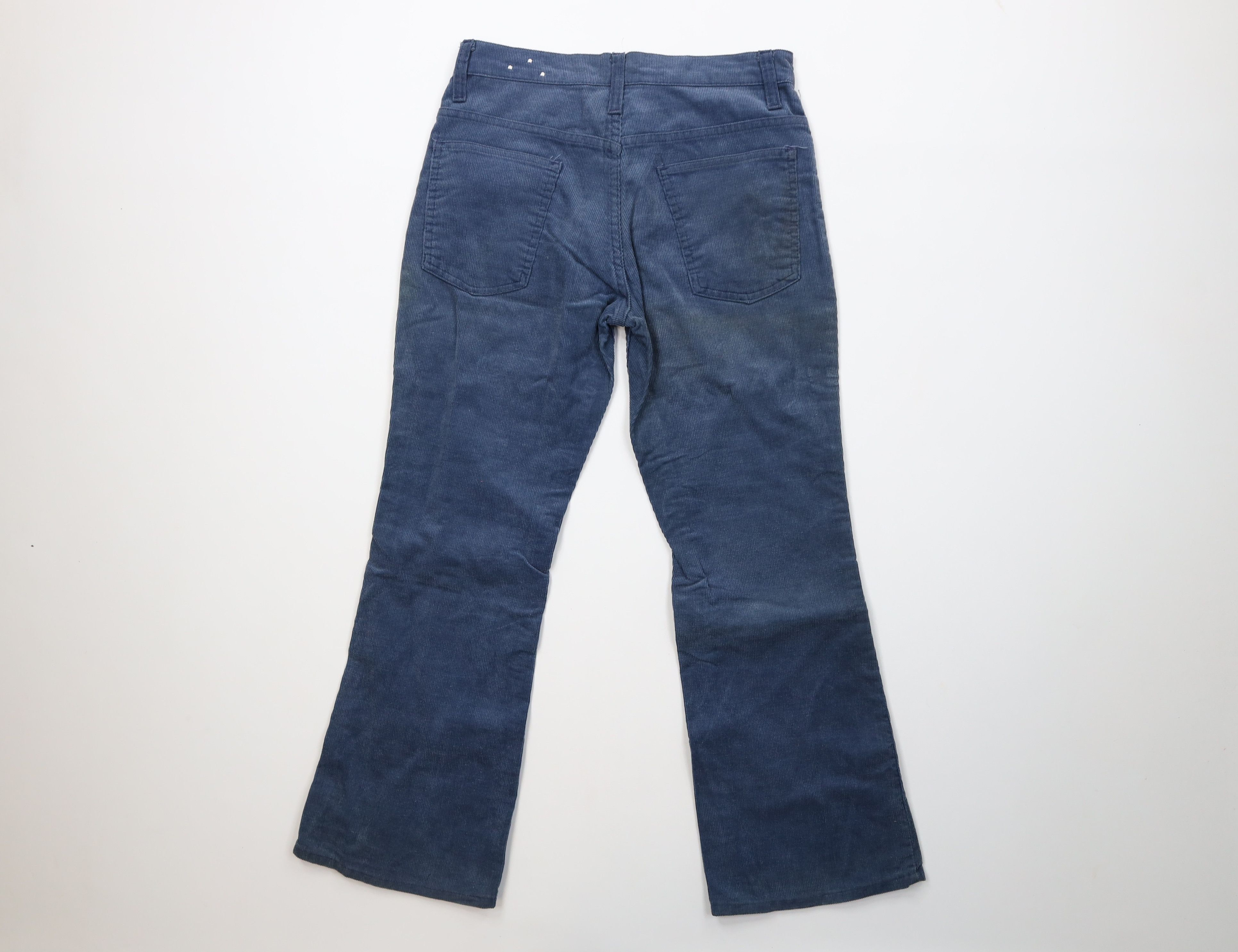 Vintage Vintage 70s Streetwear Flared Wide Leg Corduroy Pants USA Size US 29 - 11 Thumbnail