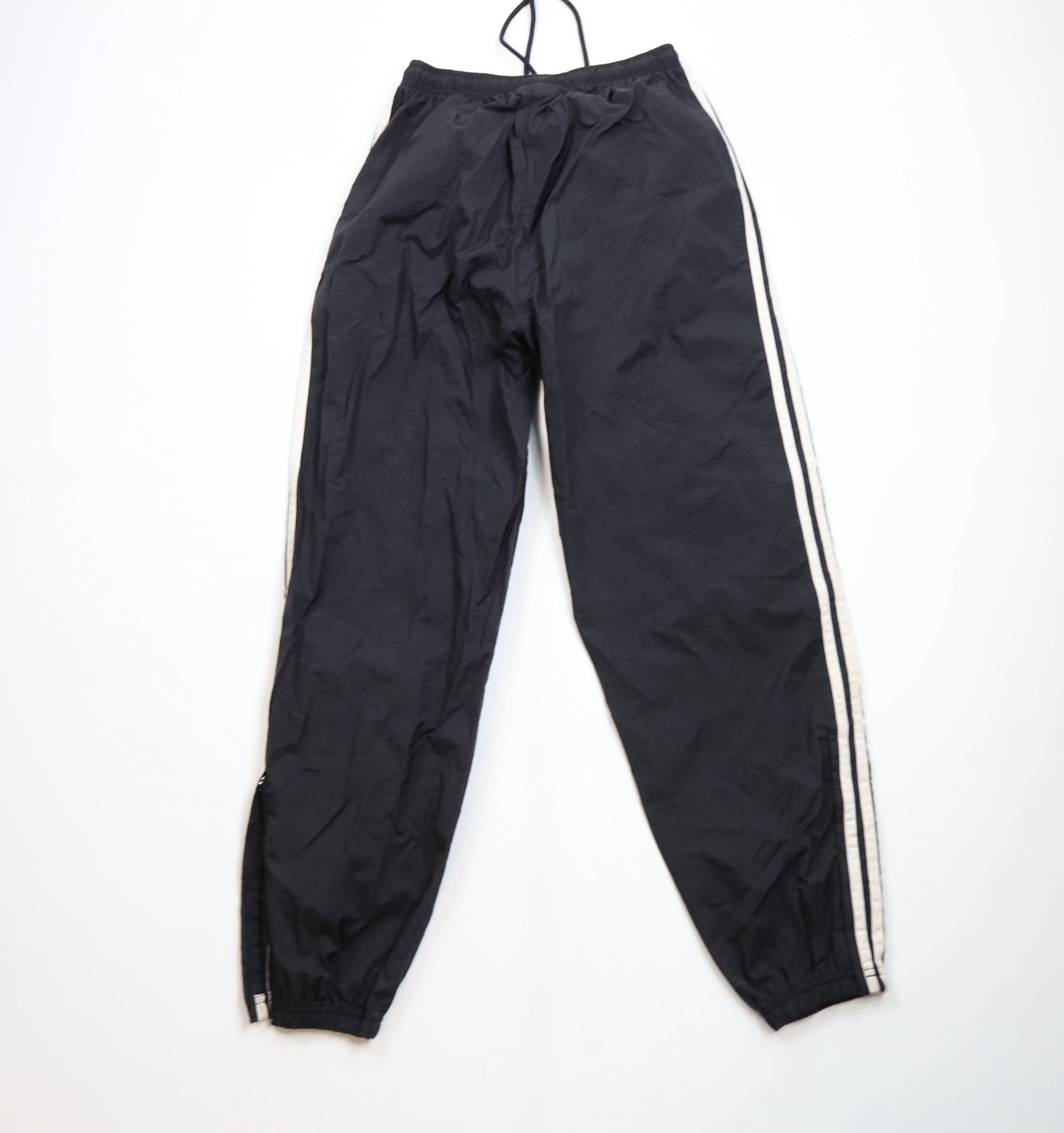Adidas × Vintage Vintage 90s Adidas Striped Windbreaker Joggers Pants Black Size US 36 / EU 52 - 10 Thumbnail