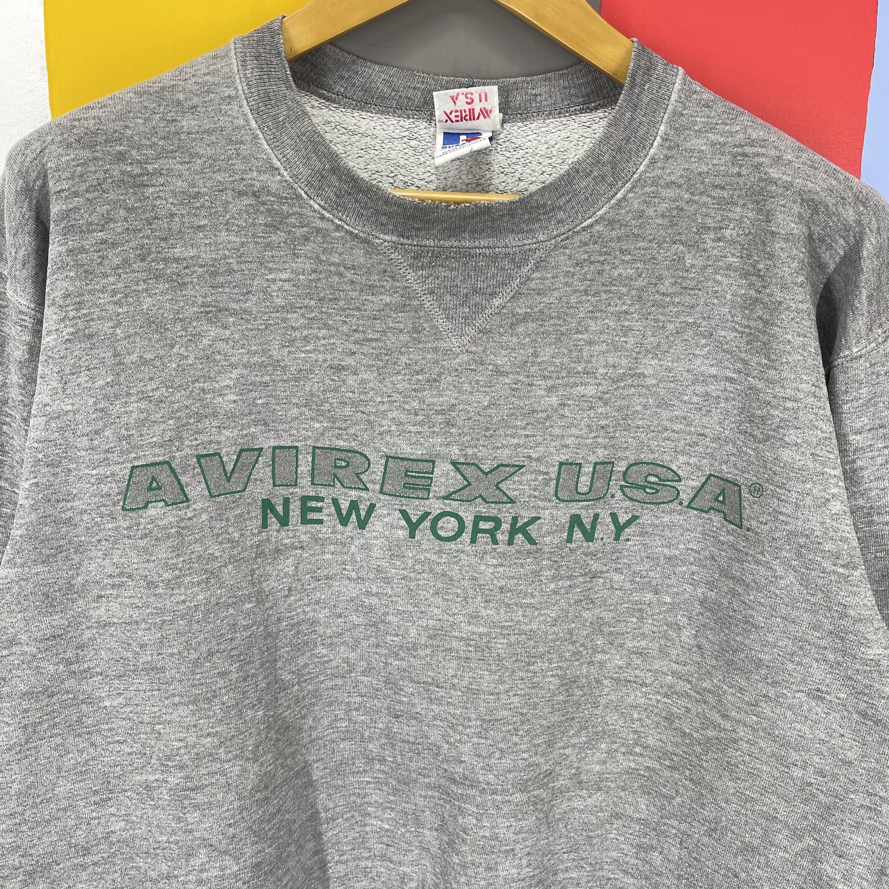 Avirex 80s Vintage AVIREX x RUSSELL Crew Neck Sweatshirt #1190/AP Size US L / EU 52-54 / 3 - 2 Thumbnail