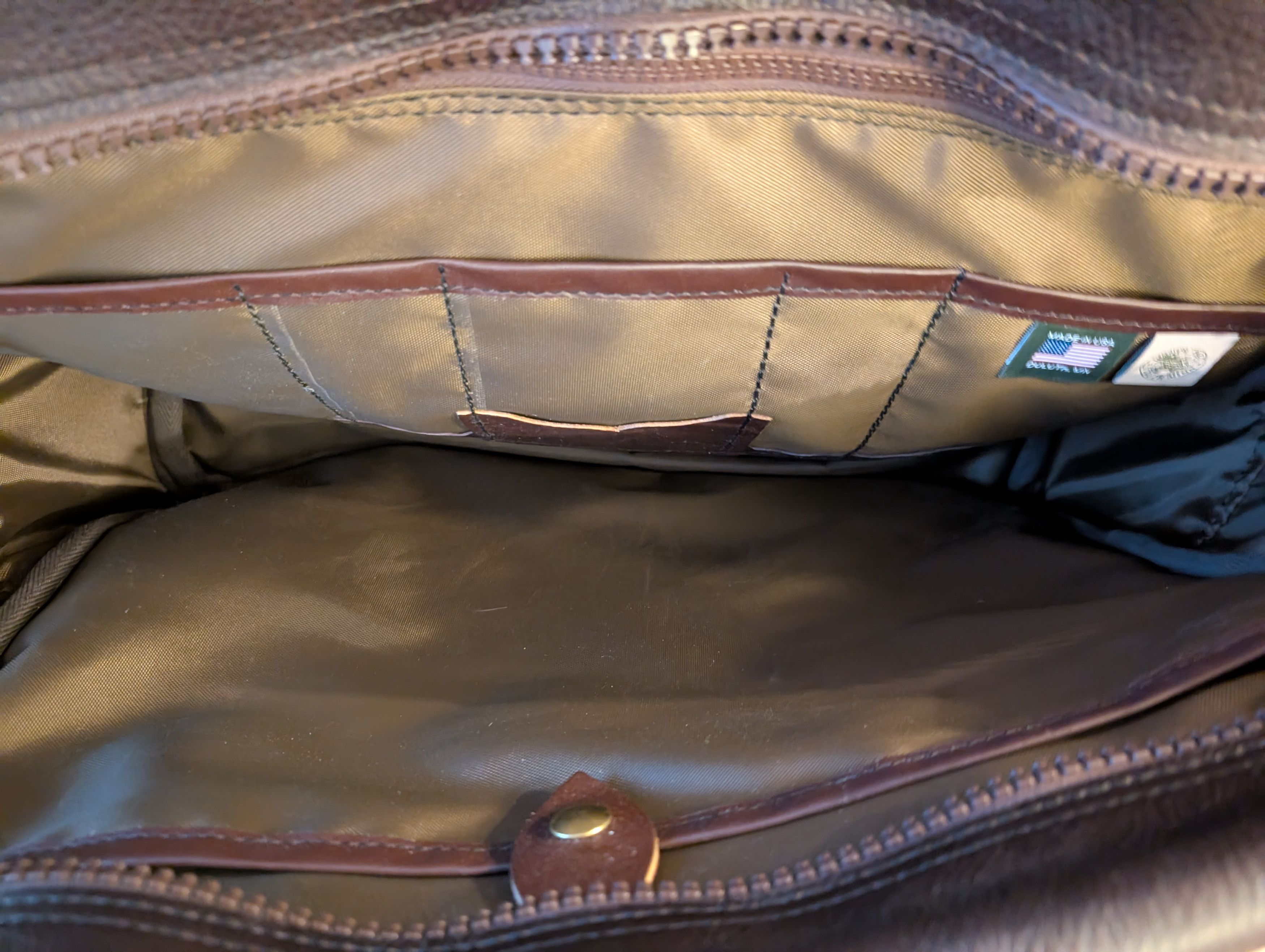 Duluth Pack Duluth Pack Leather Traveler's Briefcase Leather Made in USA Size ONE SIZE - 4 Thumbnail