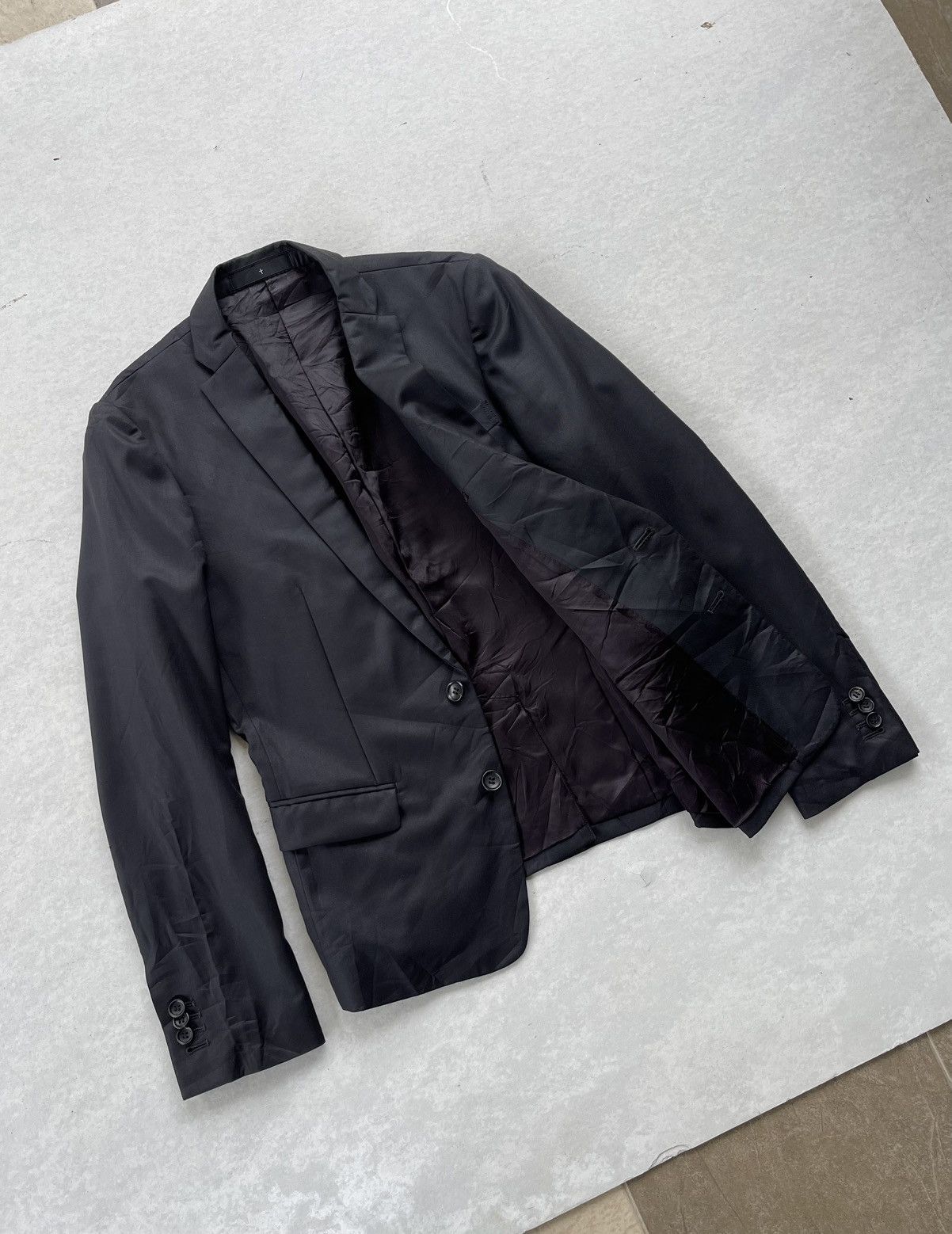 If Six Was Nine × Japanese Brand 🔥RARE🔥 THE TWELVE MEN'S SUPER BLACK TAILORED BLAZER/JACKET Size US S / EU 44-46 / 1 - 4 Thumbnail