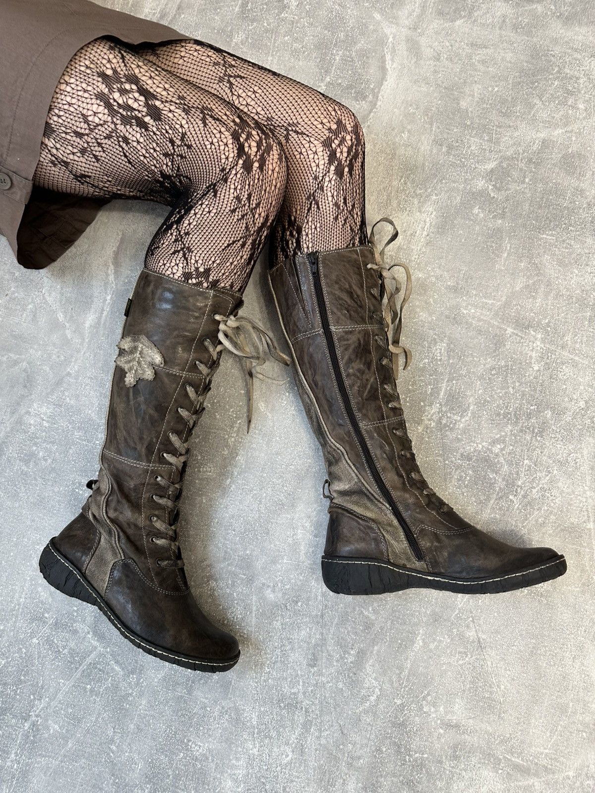 Vintage Vintage Design high boxer boots moto biker shoes core Size US 8 / IT 38 - 1 Thumbnail