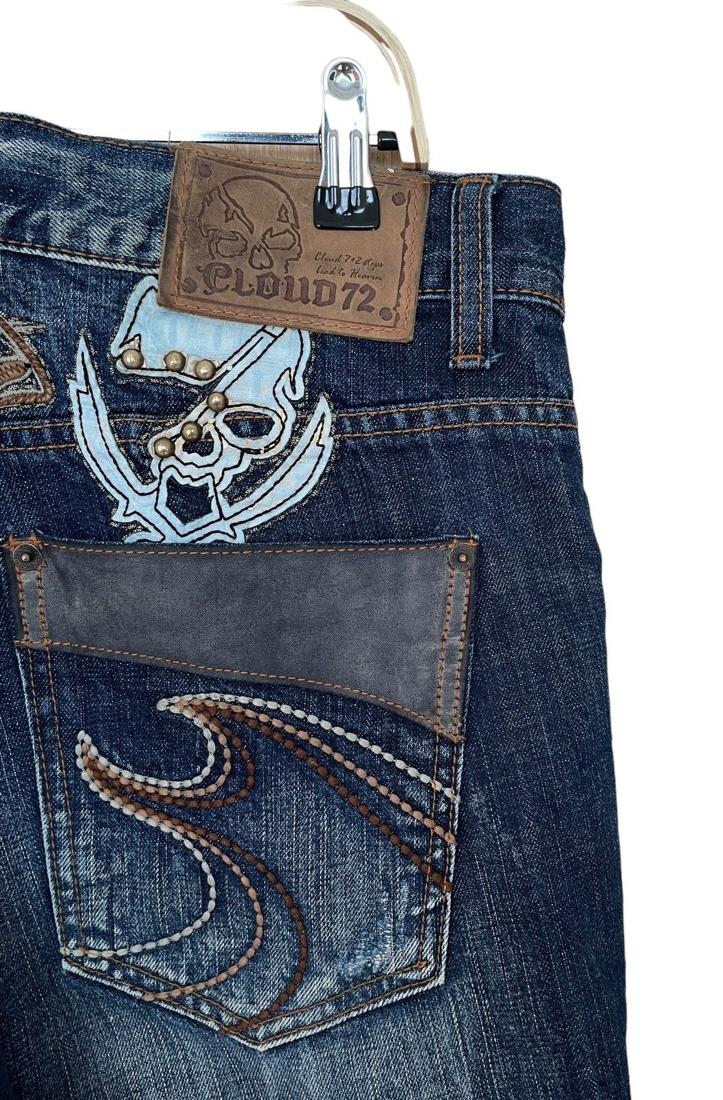 If Six Was Nine × Japanese Brand × Le Grande Bleu (L.G.B.) Vintage Japanese Brand Cloudy 72 Jeans 2000s Size US 36 / EU 52 - 6 Thumbnail