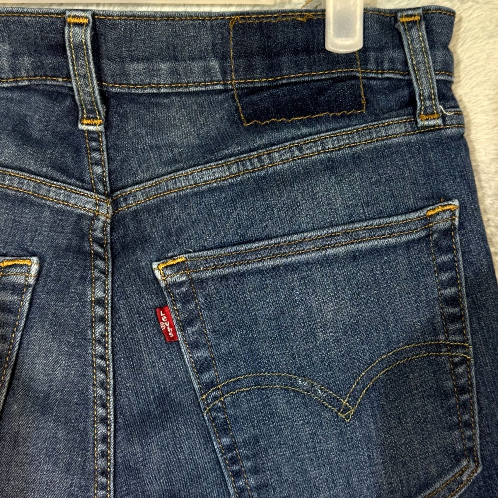 Levi's Levi’s 502 Jeans Men’s 30x28 Blue Denim Stretch Mid-Rise Straight Leg Size US 30 / EU 46 - 7 Thumbnail